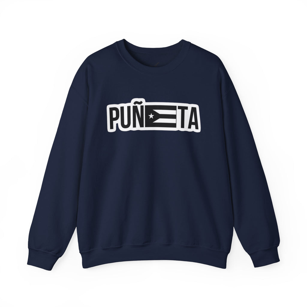 Puñeta Sweatshirt  Puerto Rican Flag Graphic Crewneck