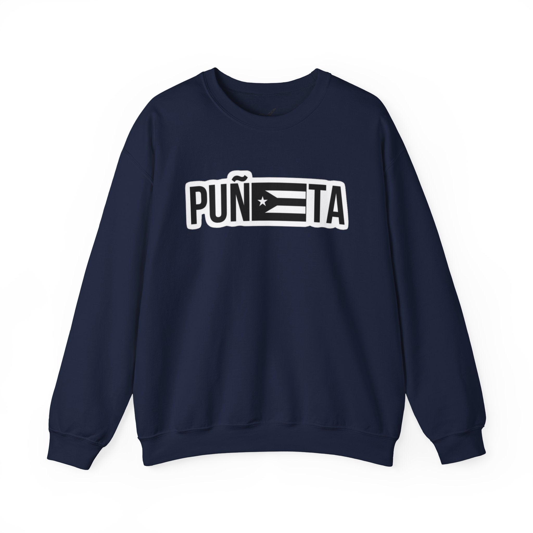 Puñeta Sweatshirt  Puerto Rican Flag Graphic Crewneck