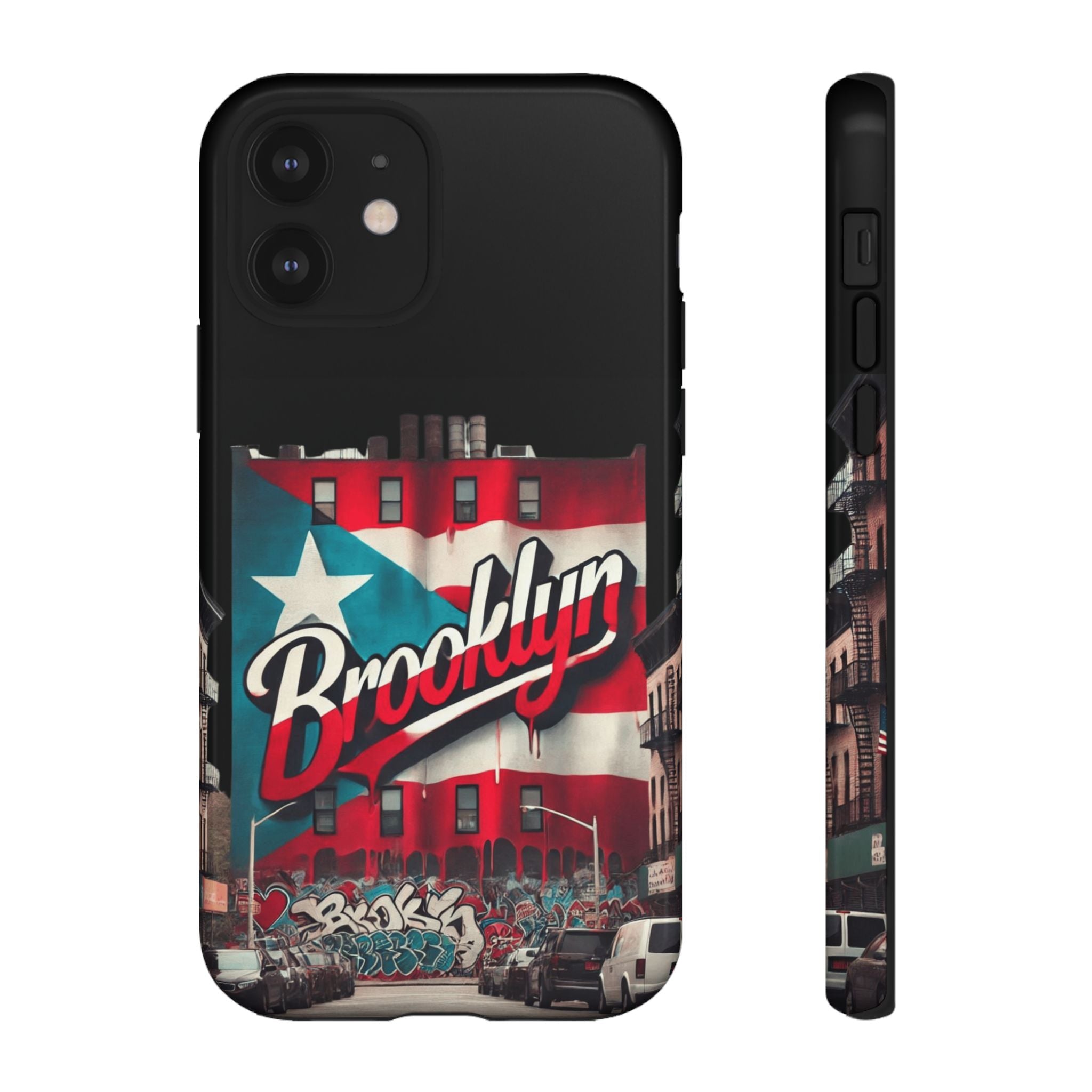 Brooklyn Street Art Phone Case  Urban Graffiti Protective Cover