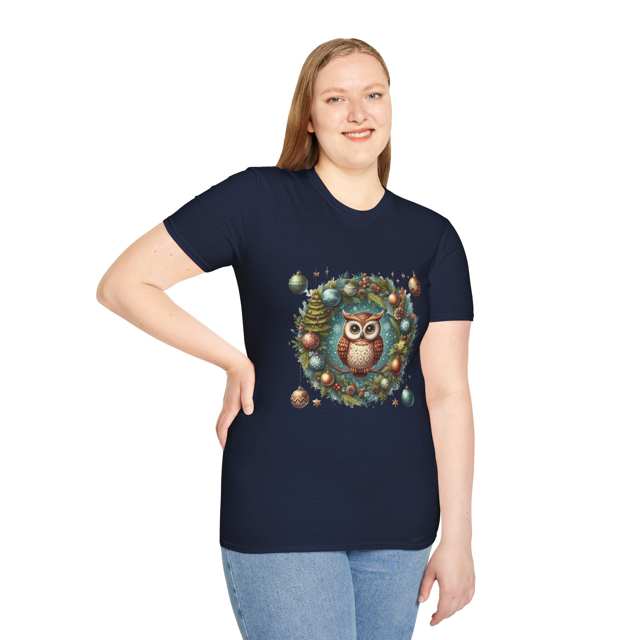 Merry Christmas Shirt  Santa, Reindeer  Holiday Spirit Design