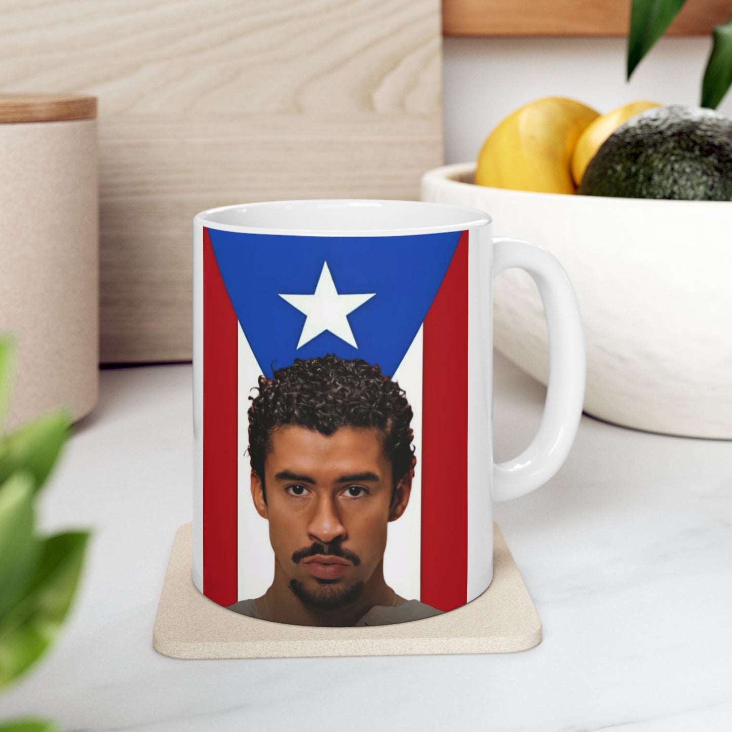 Puerto Rican Pride Ceramic Mug, Unique Gift for Coffee Lovers, 11oz & 15oz Sizes, Perfect for Holidays and Celebrations