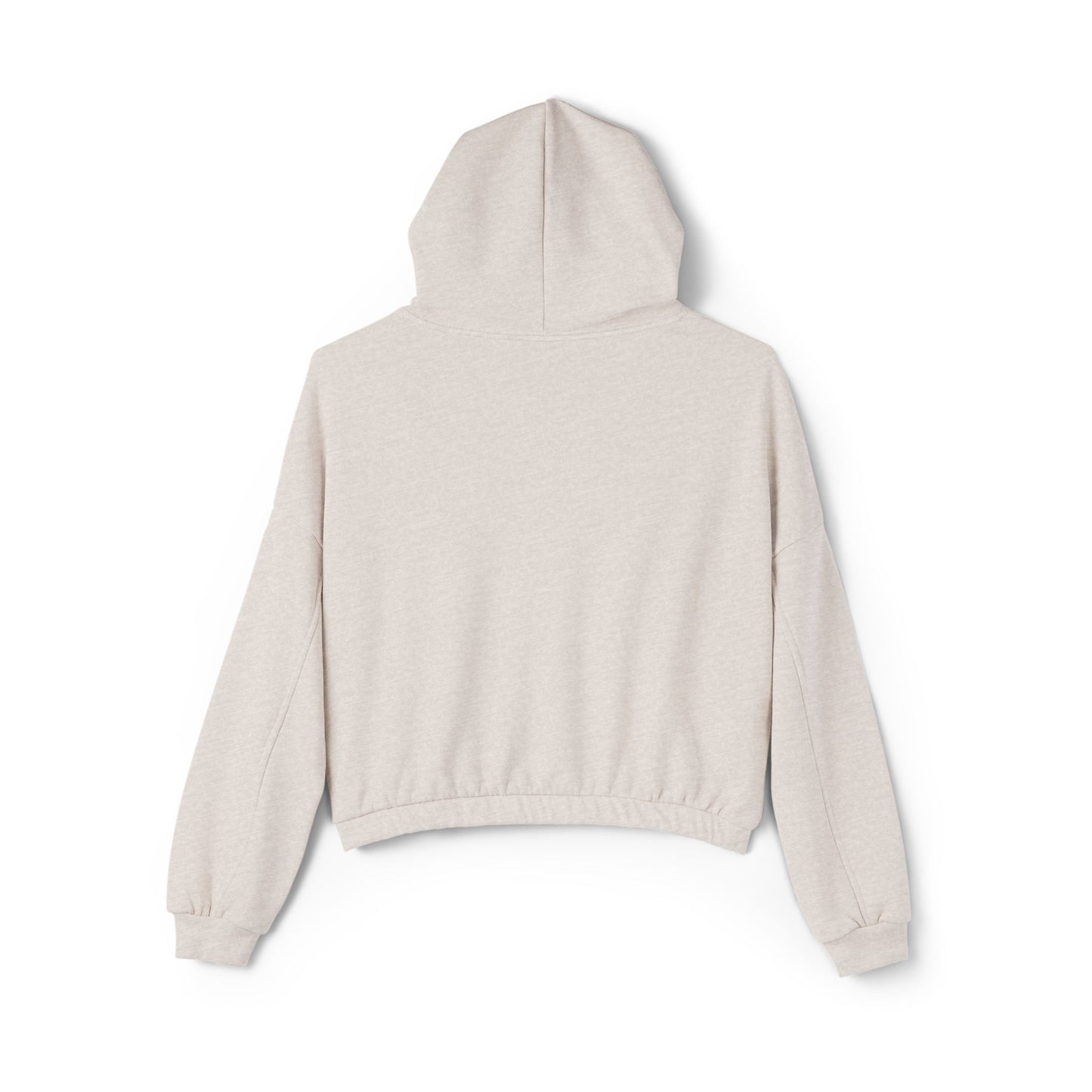 Too Cool to Be Cold” Funny SweaterStylish Women's Cinched Bottom Hoodie with Floral Design, Cozy Hoodie, Casual Fashion, Gift for Her, Everyday Wear