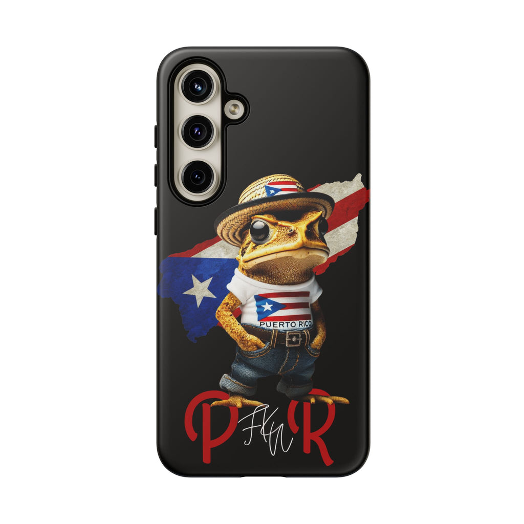 Puerto Rican Frog Tough Phone Case  Puerto Rico Flag Patriotic Protective Case
