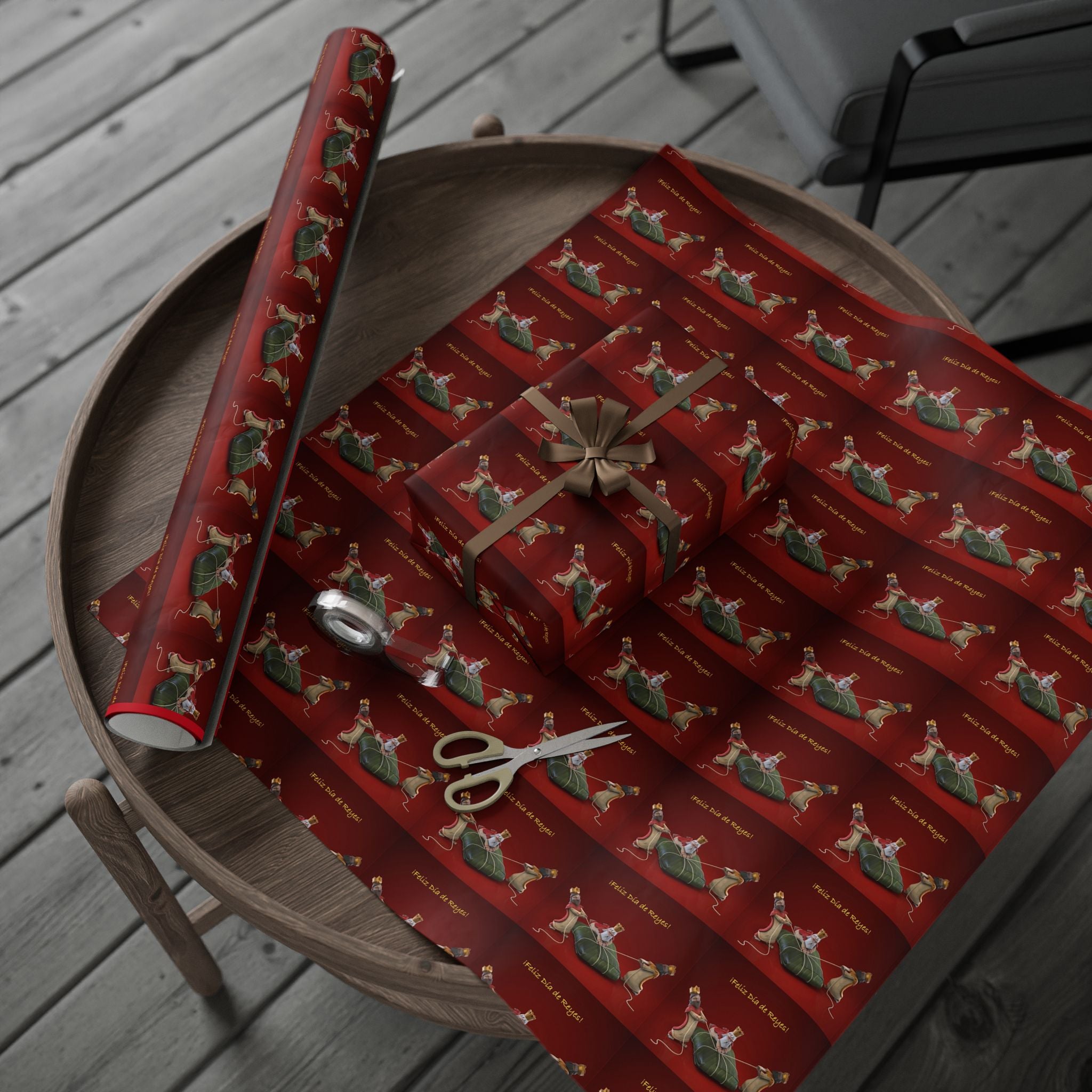 Navidad en Puerto Rico Wrapping Paper – Festive Boricua Holiday Gift Wrap 🇵🇷🎄