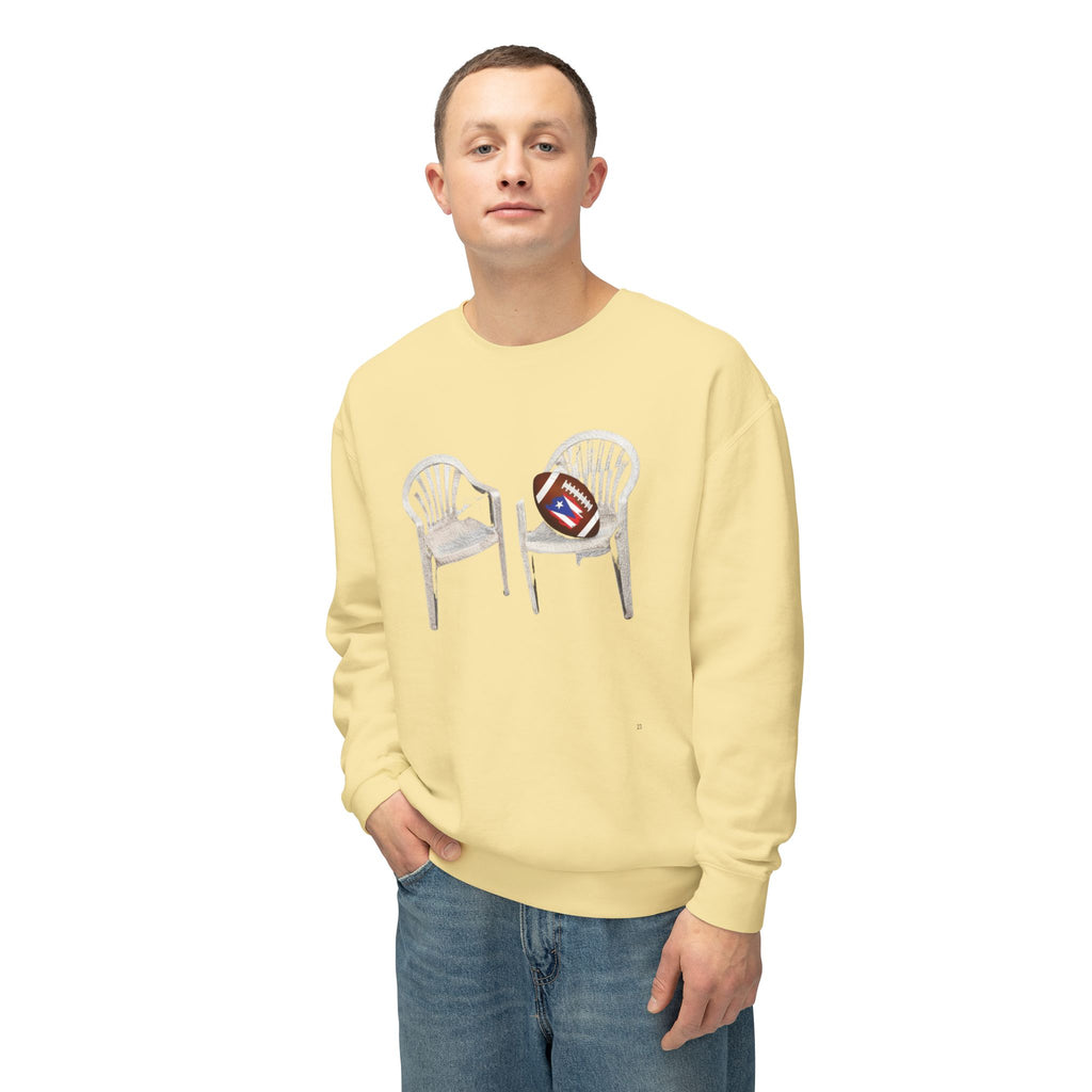 Benito Super Bowl 94 Puerto Rico Shirt Chair Vibes Crewneck Sweatshirt