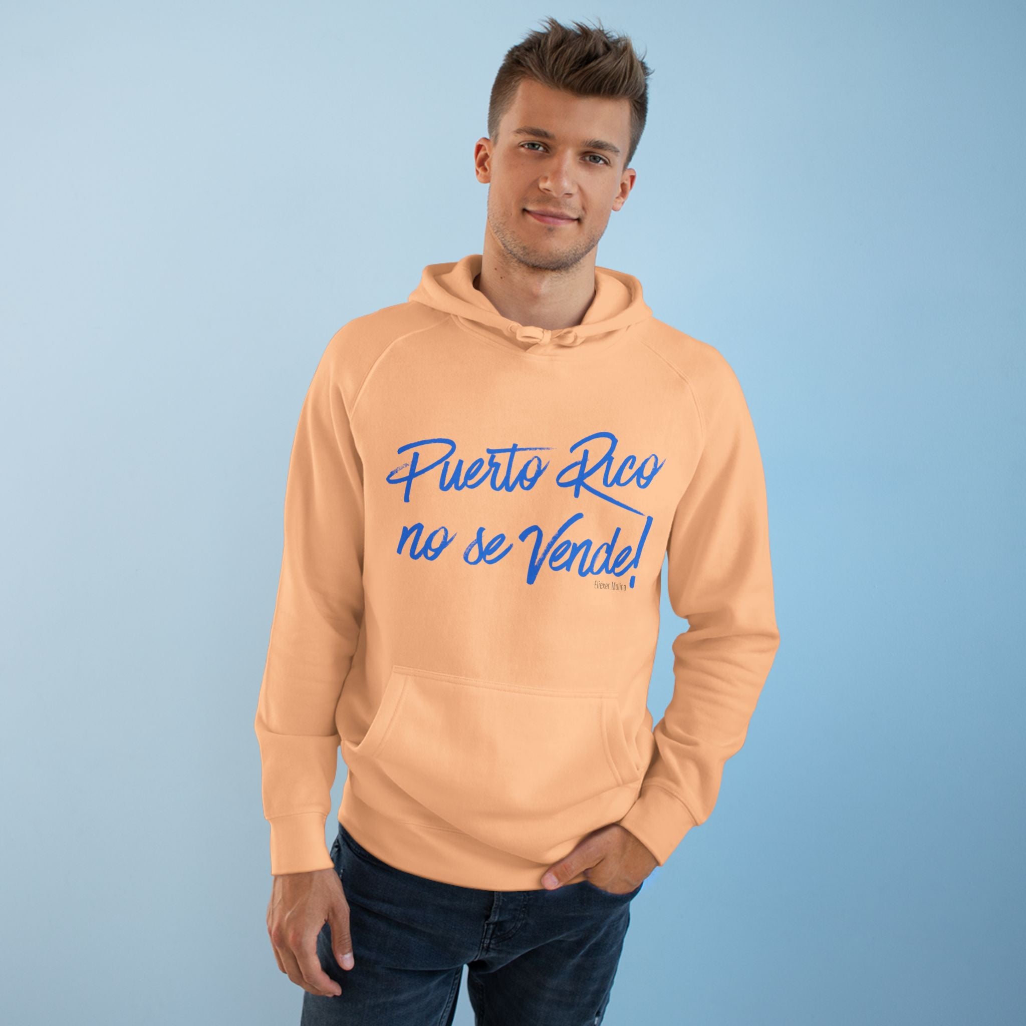 Hoodie  "Puerto Rico No Se Vende" Script Protest Pullover