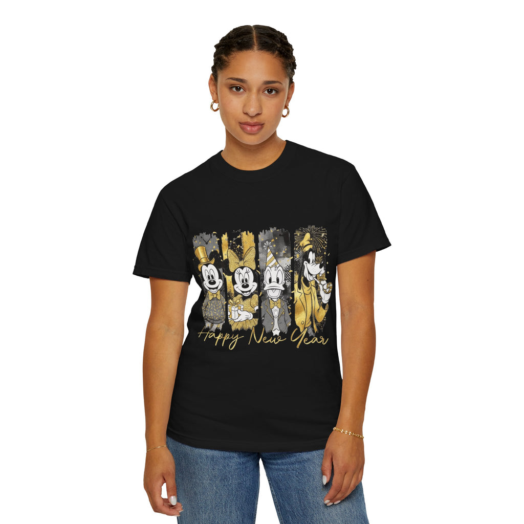 New Year Mickey & Friends T-Shirt  'Happy New Year' Graphic Tee