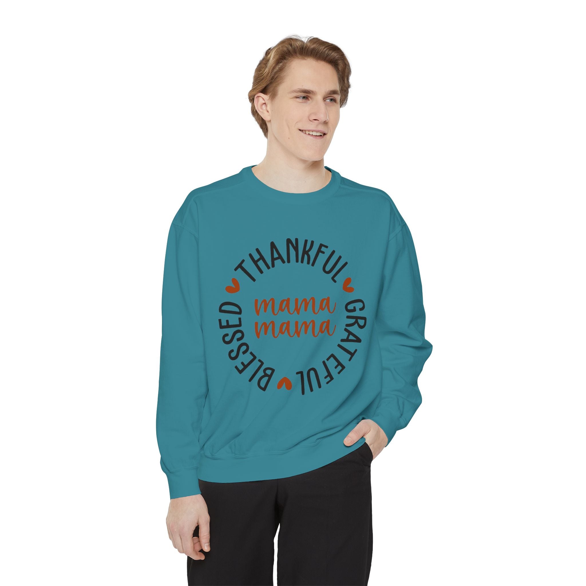 MOM  Sweatshirt Thankful Grateful Blessed "Mama Mama" Sweatshirt