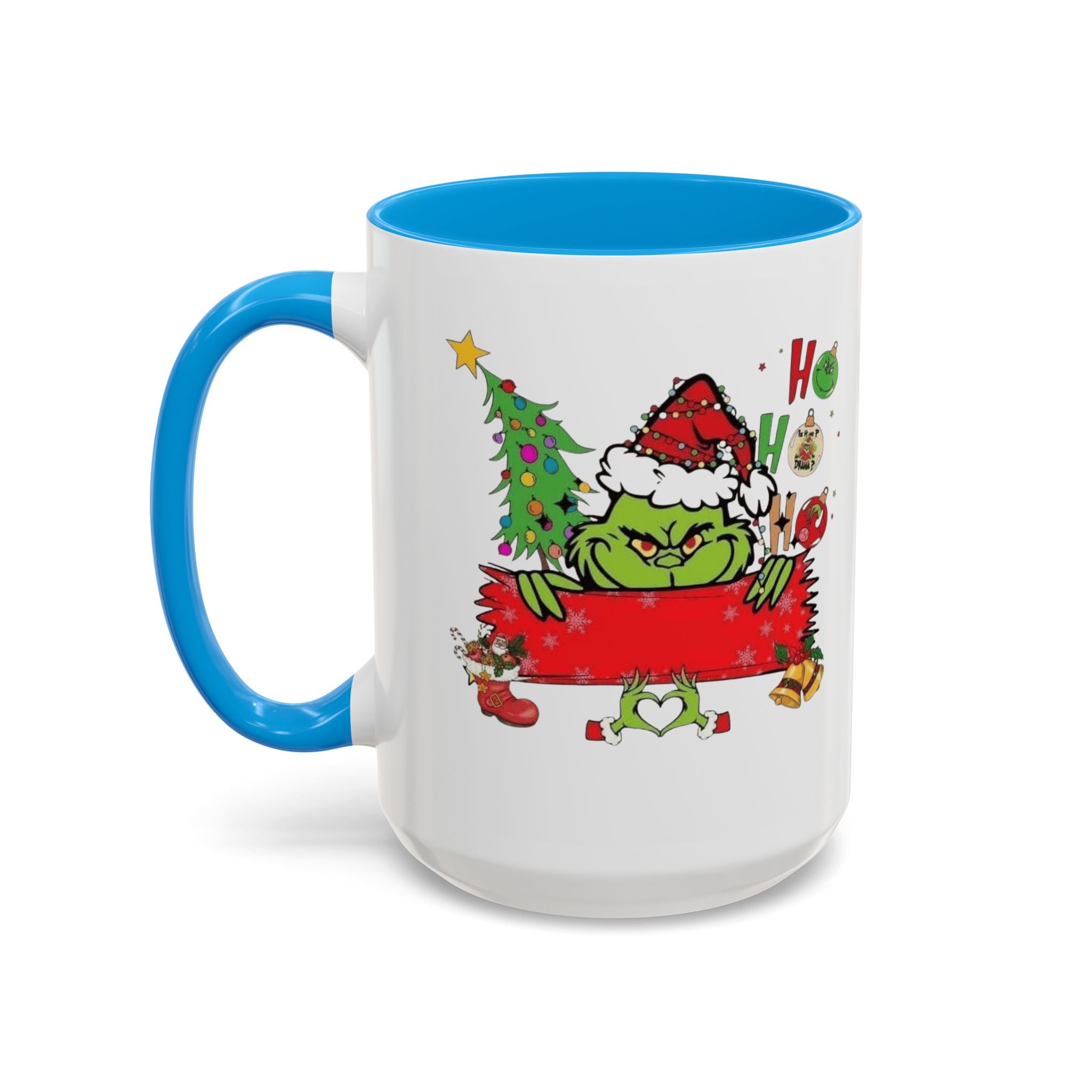 Christmas Grinch Mug (11oz & 15oz)  Funny Holiday Coffee Cup with Grinch Illustration Christmas Mugs Collection!