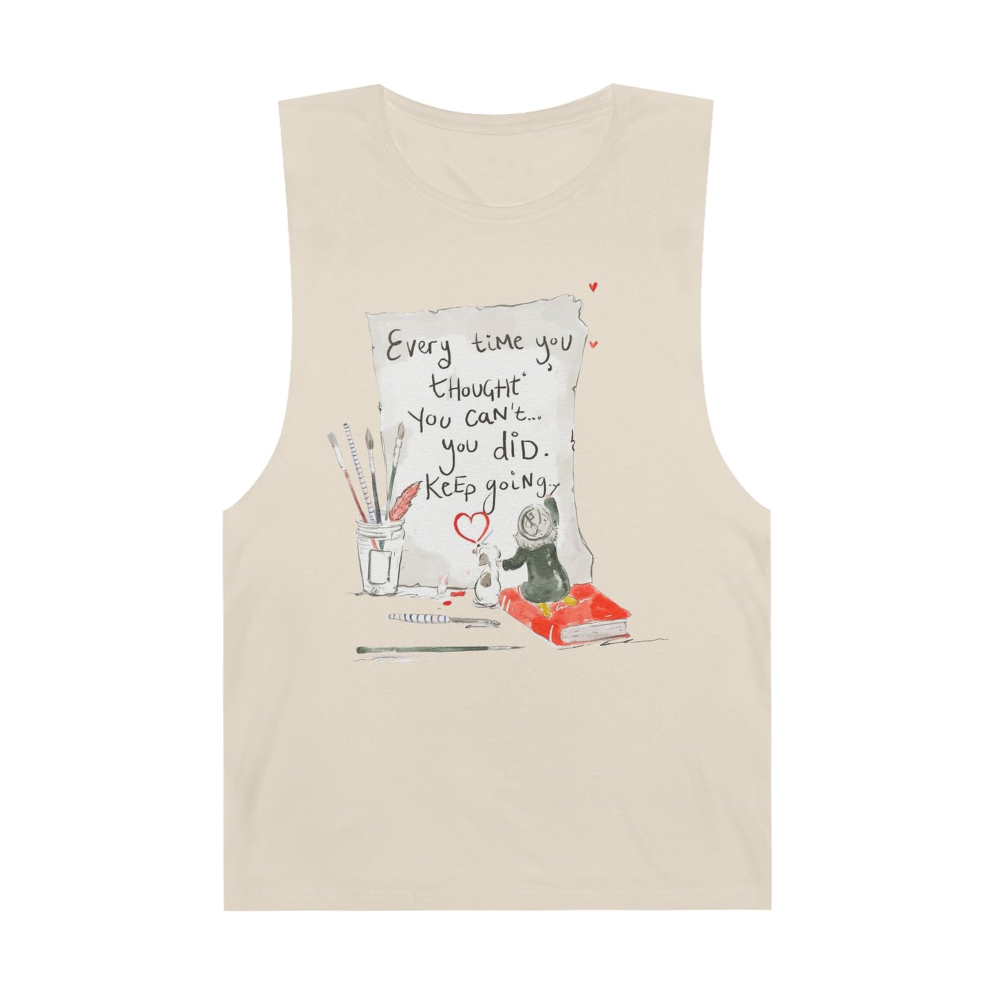 Effortlessly Cool & Made to Move Inspirational Quote Unisex Tank Top, Motivational Workout Shirt, Casual Summer Wear, Gift for Athletes, Encouragement Apparel
