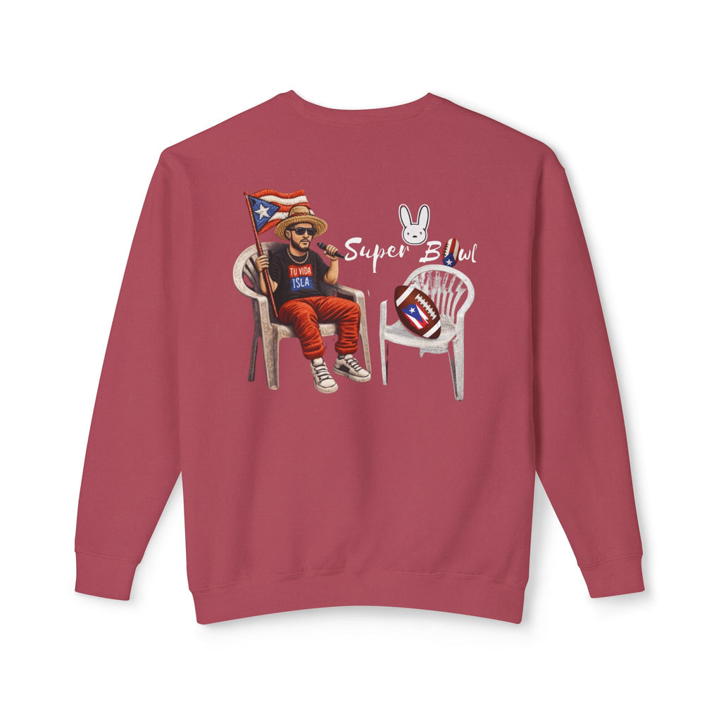 Benito Super Bowl 94 Puerto Rico Shirt Chair Vibes Crewneck Sweatshirt
