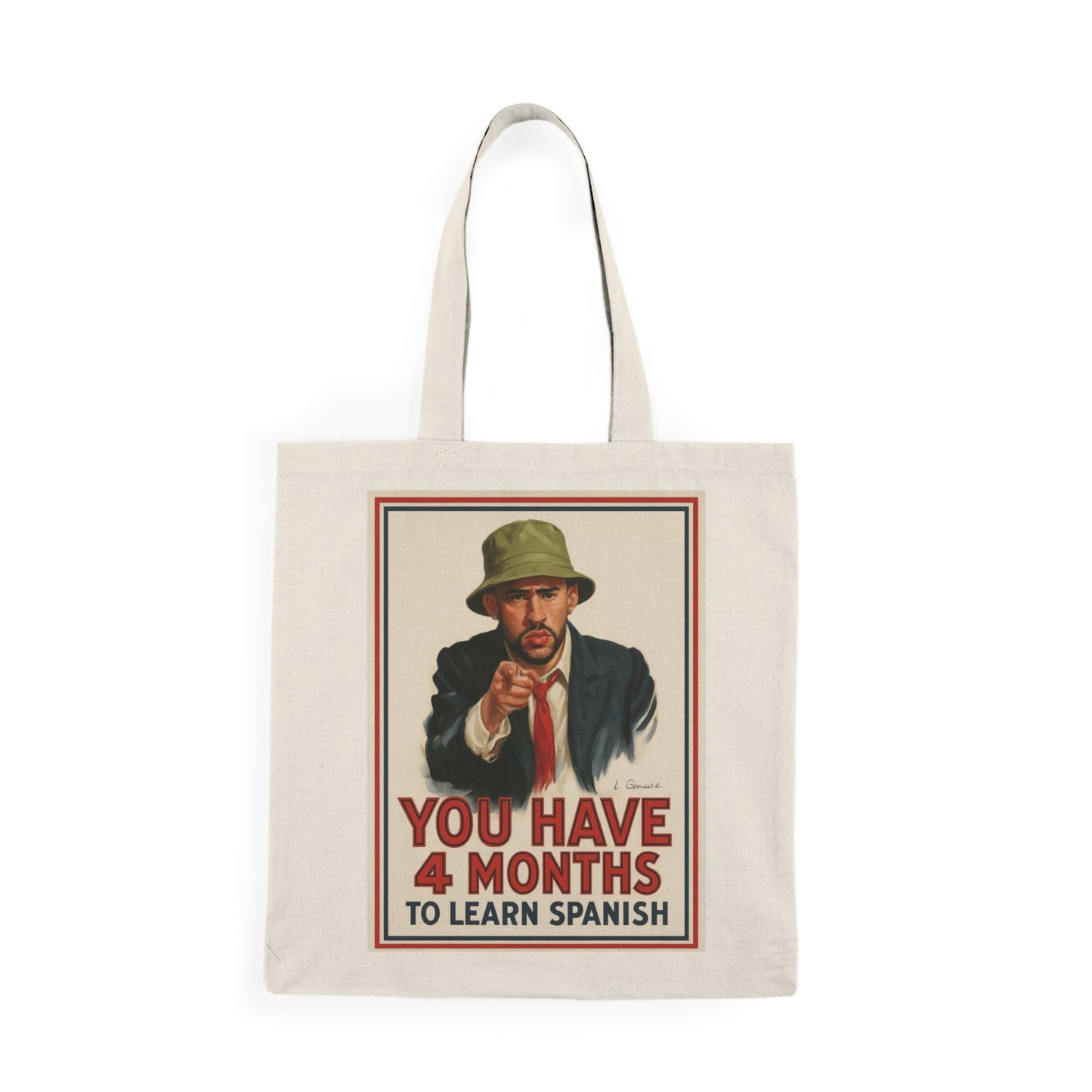 You Have 4 Months Spanish Learning Tote Bag Tote de Herencia Puertorriqueña