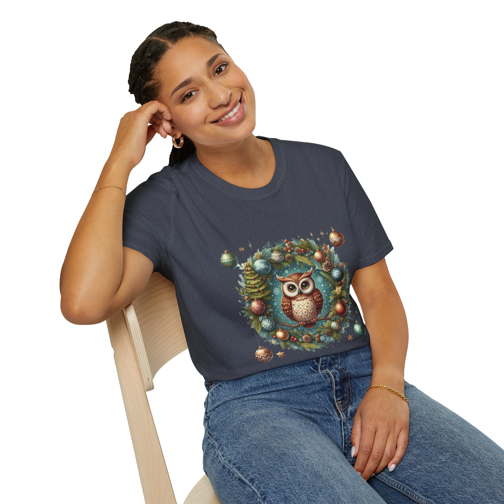 Merry Christmas Shirt  Santa, Reindeer  Holiday Spirit Design