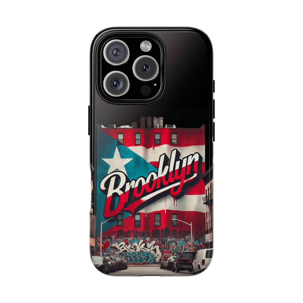 Brooklyn Street Art Phone Case  Urban Graffiti Protective Cover