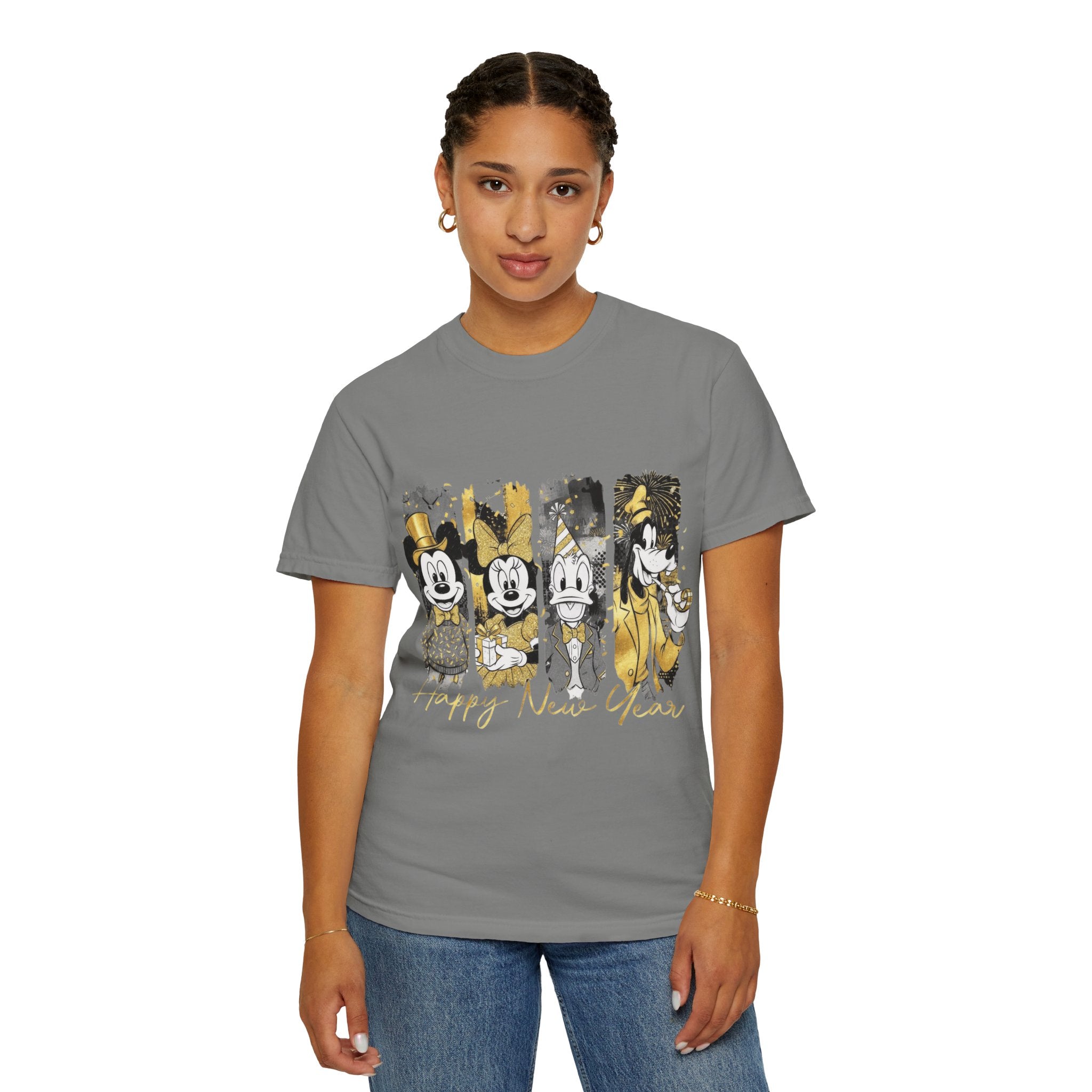 New Year Mickey & Friends T-Shirt  'Happy New Year' Graphic Tee