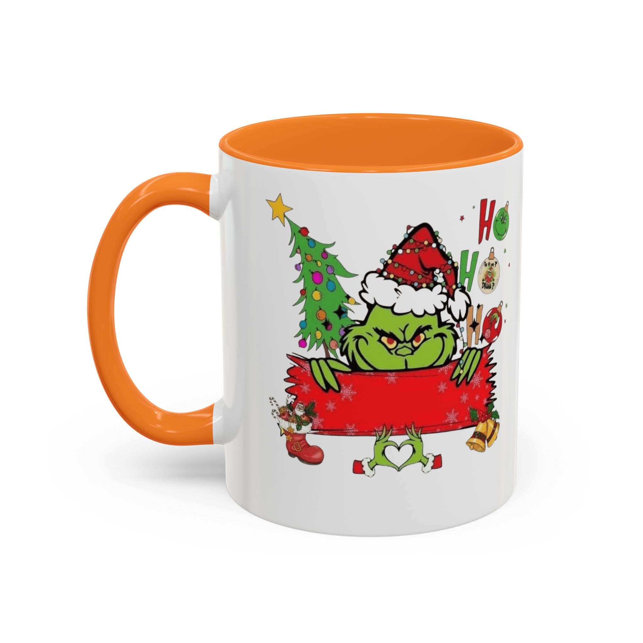 Christmas Grinch Mug (11oz & 15oz)  Funny Holiday Coffee Cup with Grinch Illustration Christmas Mugs Collection!