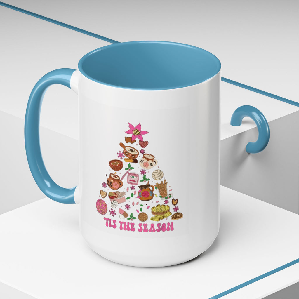 Coffee Mug - 'Tis the Season' Holiday Cookie Tree Accent Mug (11/15oz)
