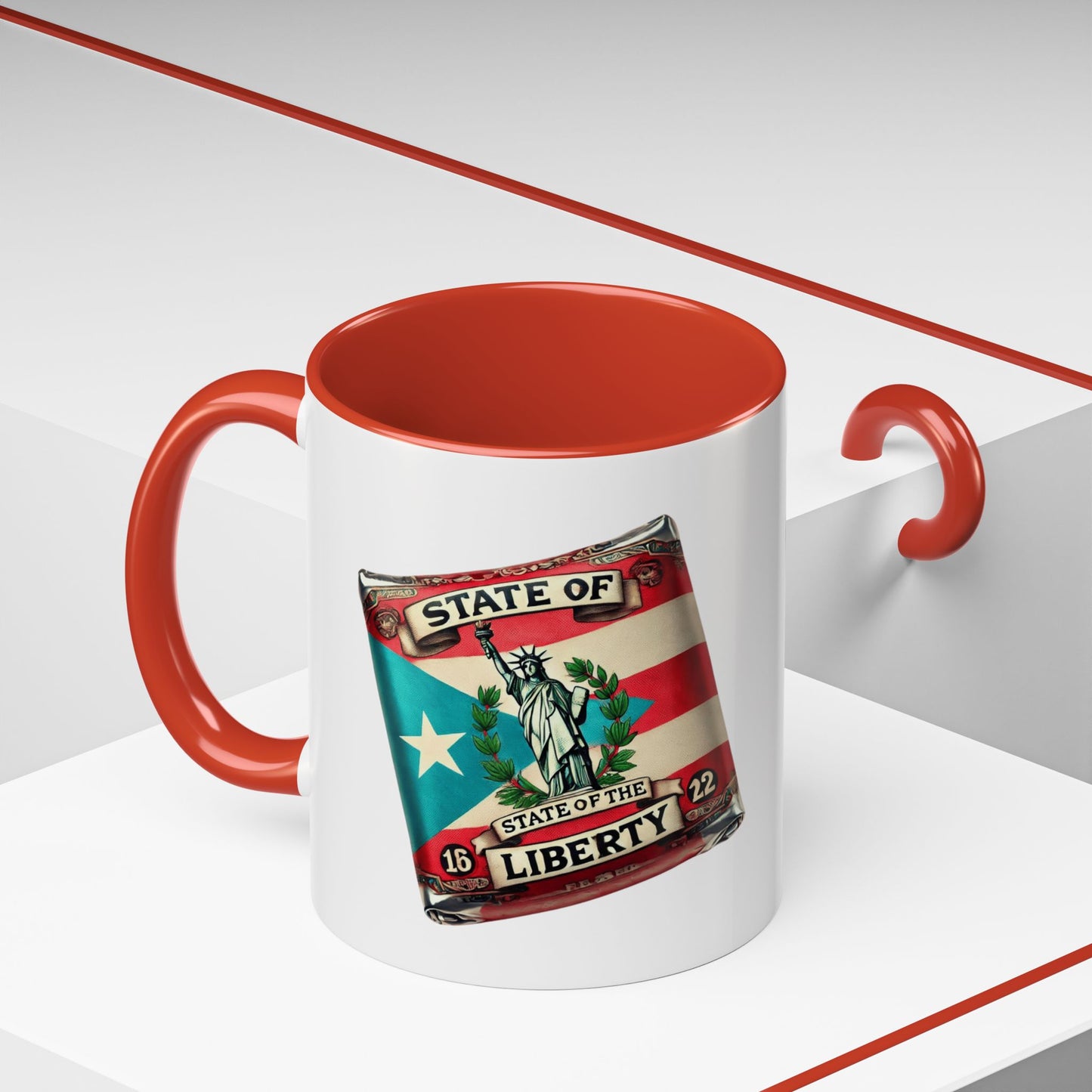 Puerto Rican Heritage Mugs with Unique Designs Accent Coffee Mug (11, 15oz)