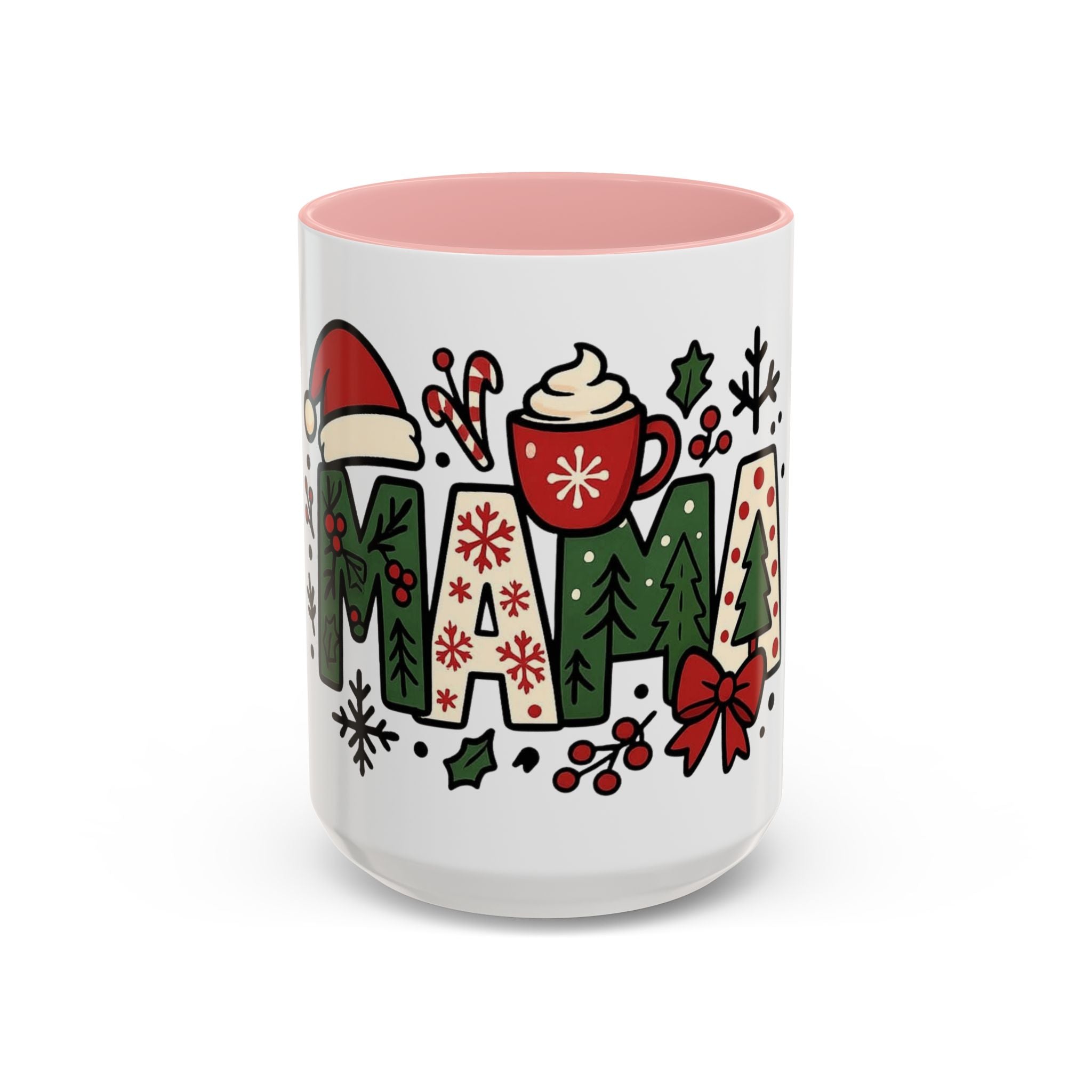 Mama Christmas Coffee Mug  Holiday Accent Mug (11/15oz) Christmas Mugs Collection!
