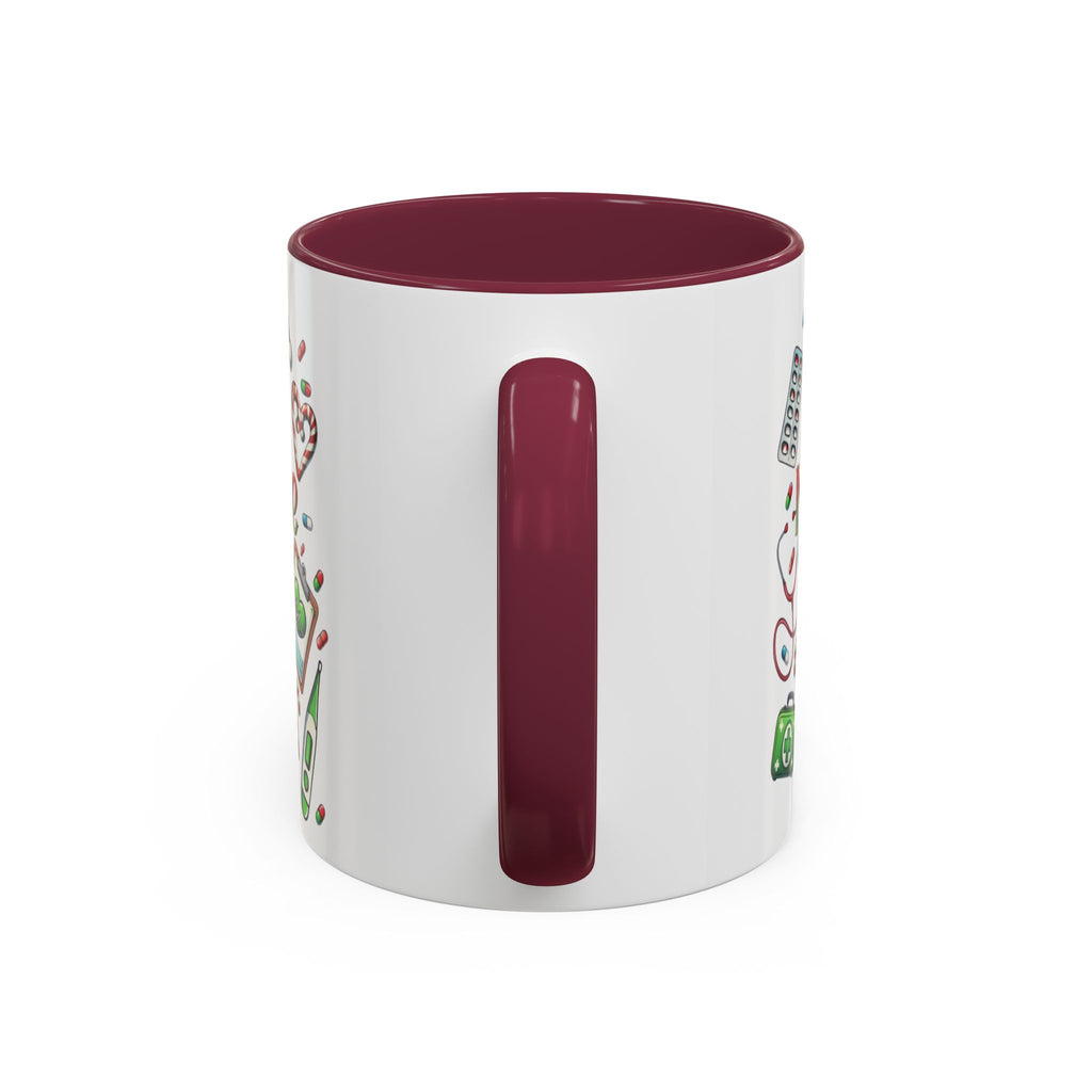 Nurse Elf Coffee Mug — Christmas Medical Holiday Gift (11oz & 15oz) Medical Christmas Mug
