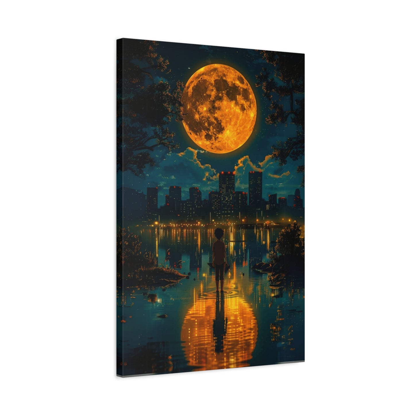 Because words have the power to move you let them live on your wall, Unique Nightscape Decoration, Perfect for Any Occasion