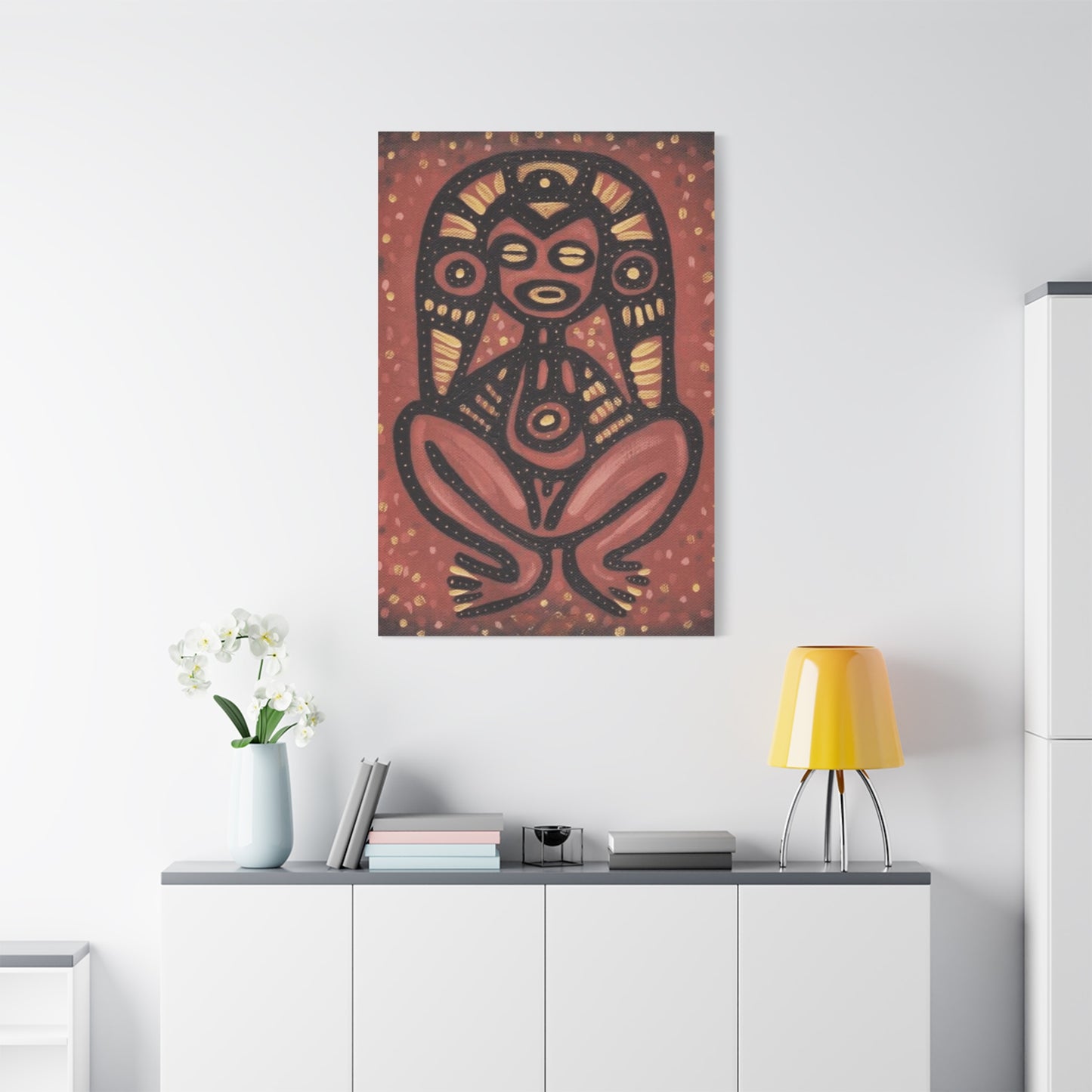 PUERTO RICO Culture Indians Inspired Print, Modern Tribal Artwork