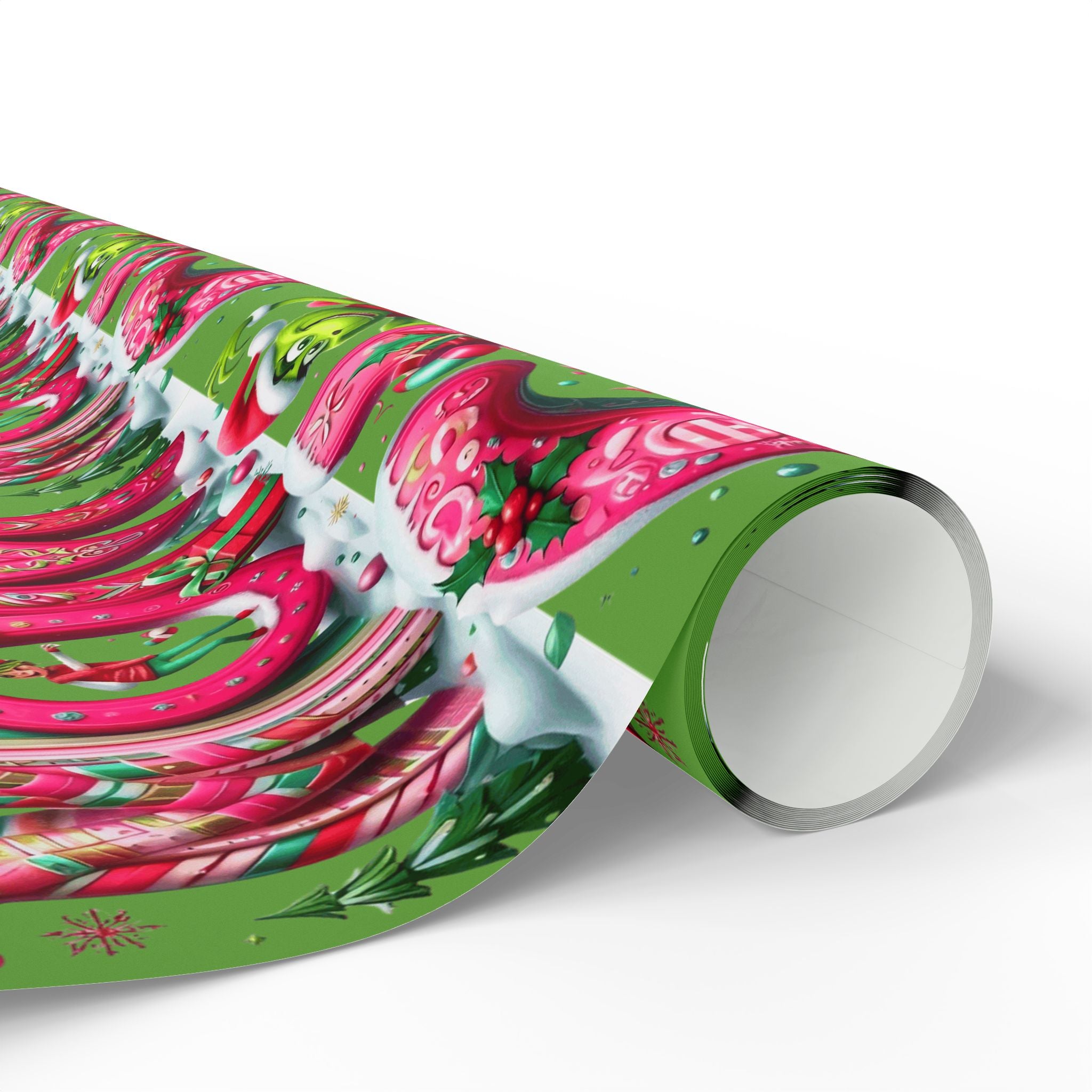 Festive Wrapping Paper  Whimsical Holiday Gift Wrap | Christmas Paper Roll | Fun & Unique Gift Packaging