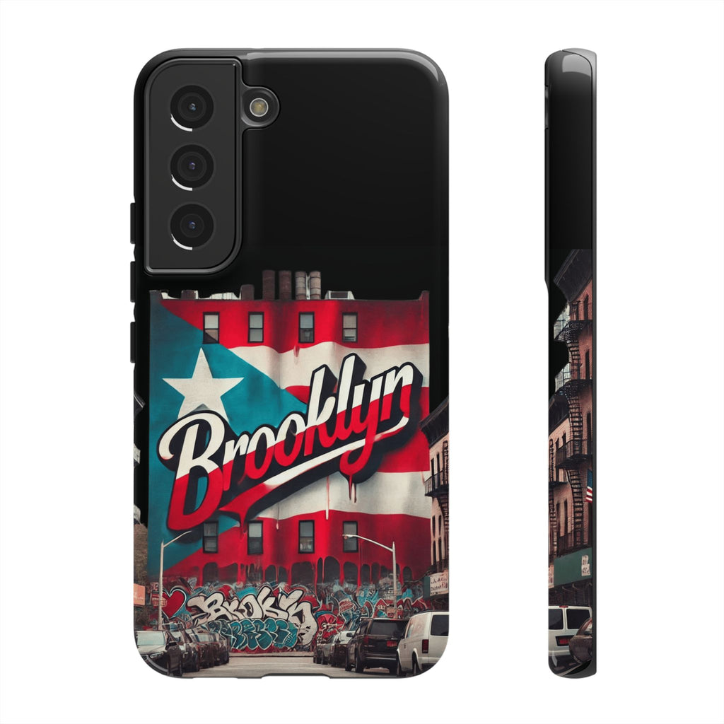 Brooklyn Street Art Phone Case  Urban Graffiti Protective Cover