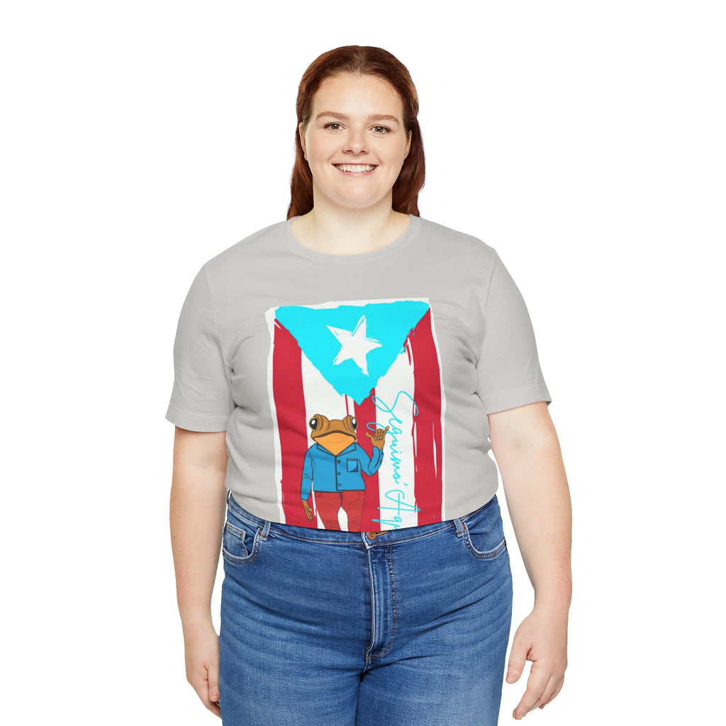 Puerto Rican Coqui Flag T‑Shirt  Boricua Pride Tee