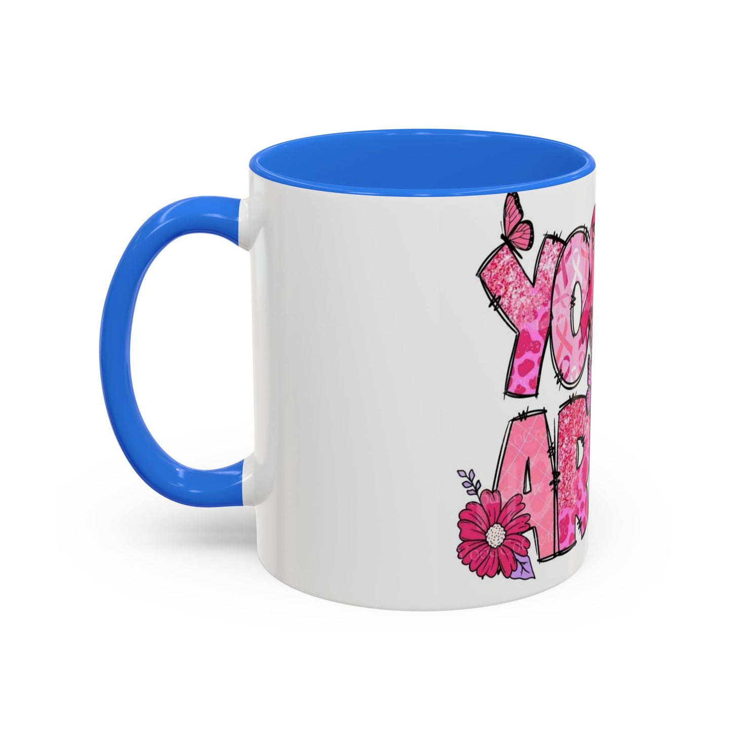 Cancer Hope Collection Empowering Inspirational Mug for Breast Cancer Awareness