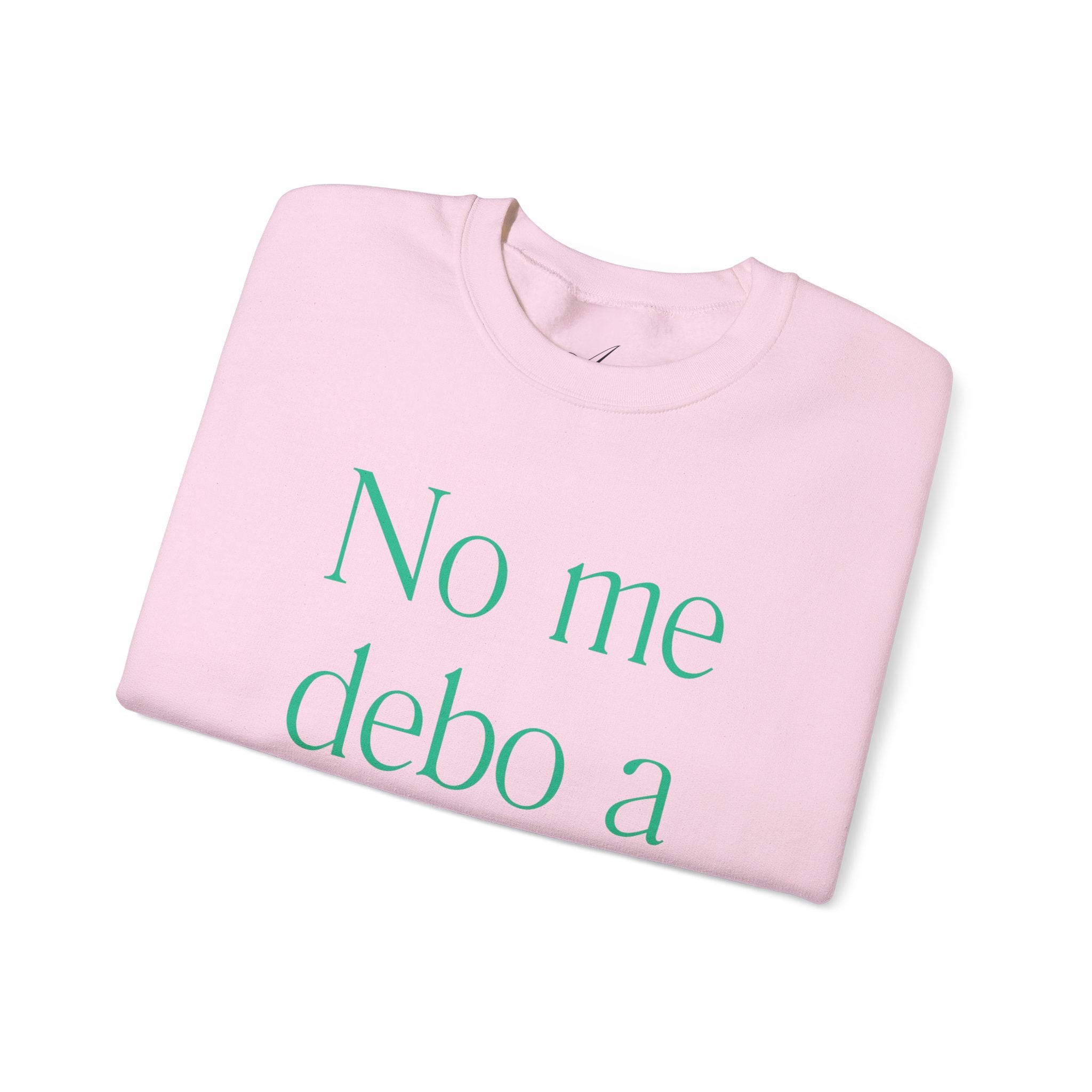 Crewneck Sweatshirt  “No me debo a partidos, me debo al pueblo” Spanish Political Statement