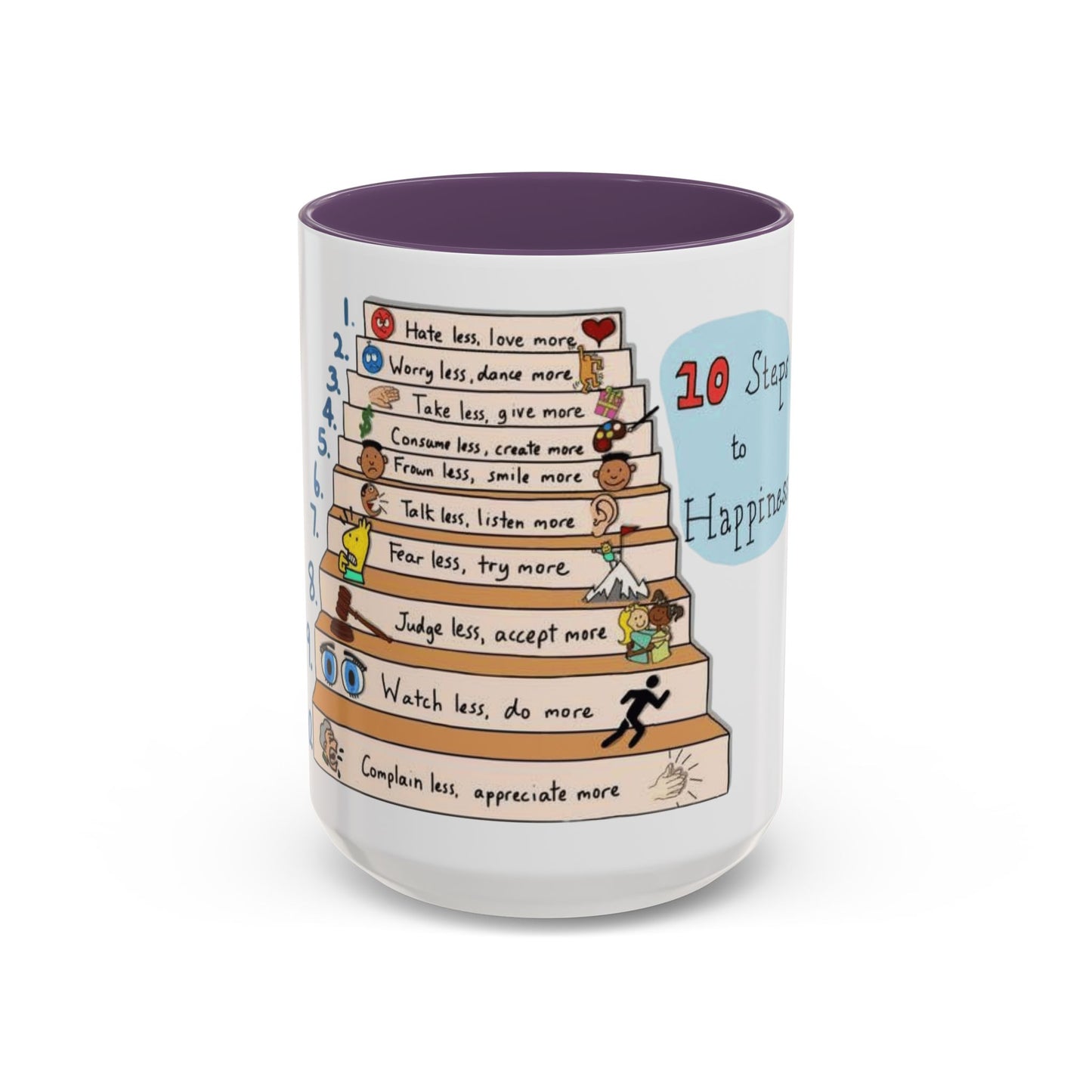 ☕ Start Your Day with Meaning Motivational Gift, Self-Care Mug, Unique Home Decor, Joyful Drinkware