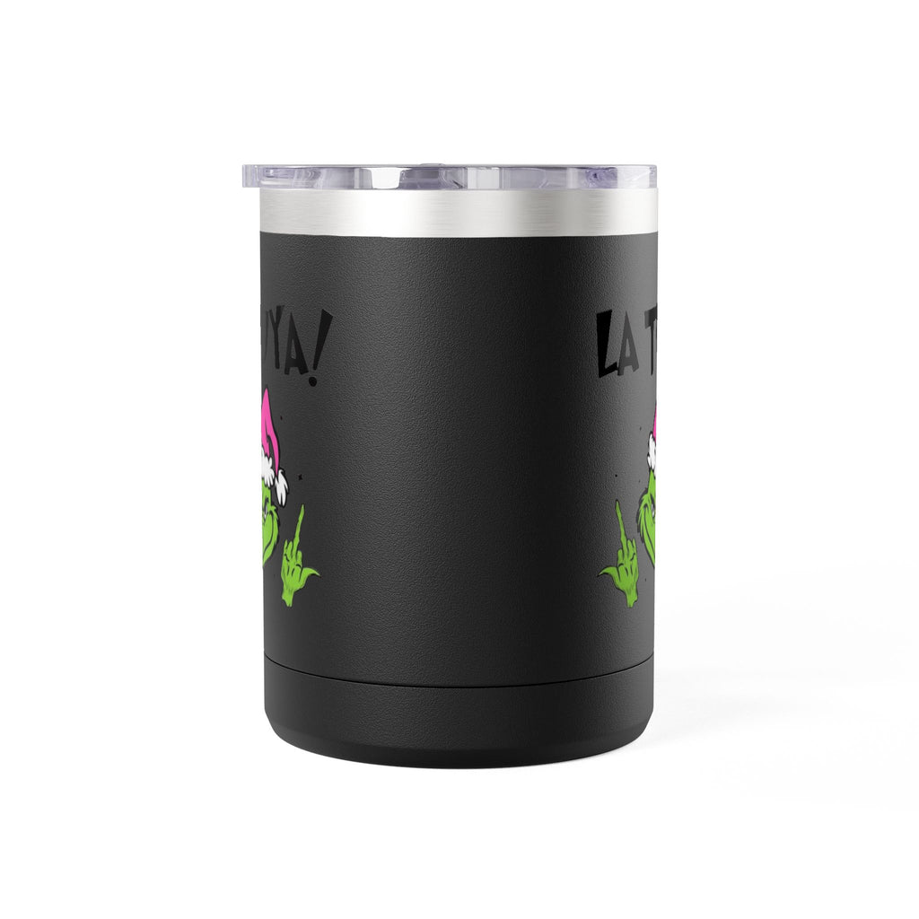 Holiday Grinch Coffee Mug Tumbler - 15oz Vaso / Taza de Acero Inoxidable – Diseño Navideño