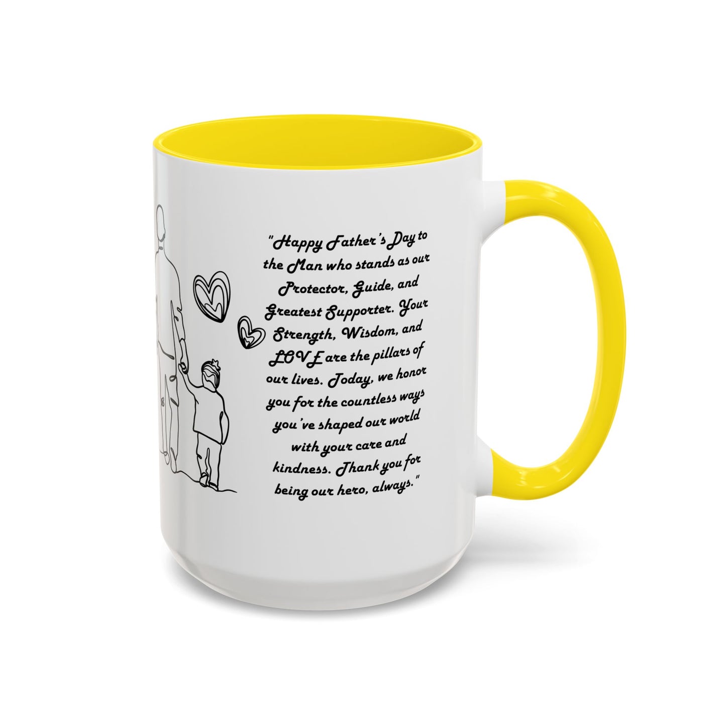Fathers Day Mug Gift for Dad Funny Fathers Mug Accent Coffee Mug (11, 15oz)