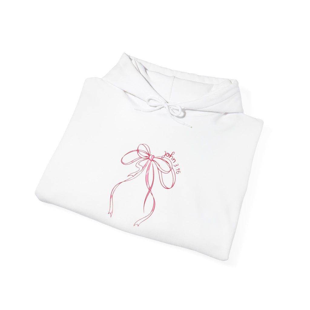 You Are So Loved Hoodie Heart Full” Heart Ribbon Comfort Sweatshirt