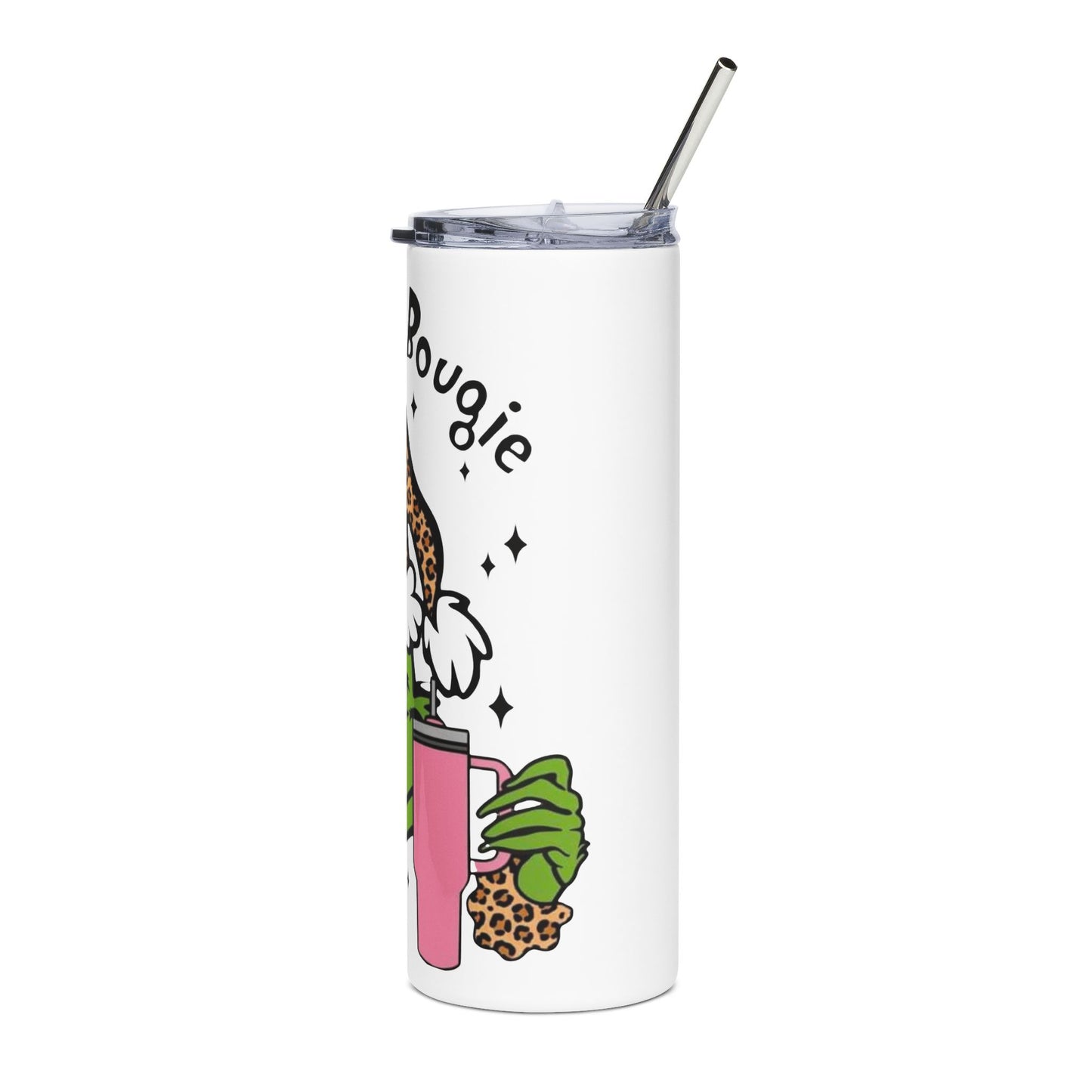 Christmas Design Holiday Grinch Tumbler - 20oz Stainless Steel Beverage Cup