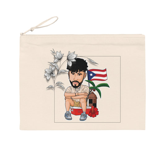 Puerto Rican Pride Pencil Case, Cute Cartoon Stationery Pouch, School Supplies, Gift for Students, Office Organizer