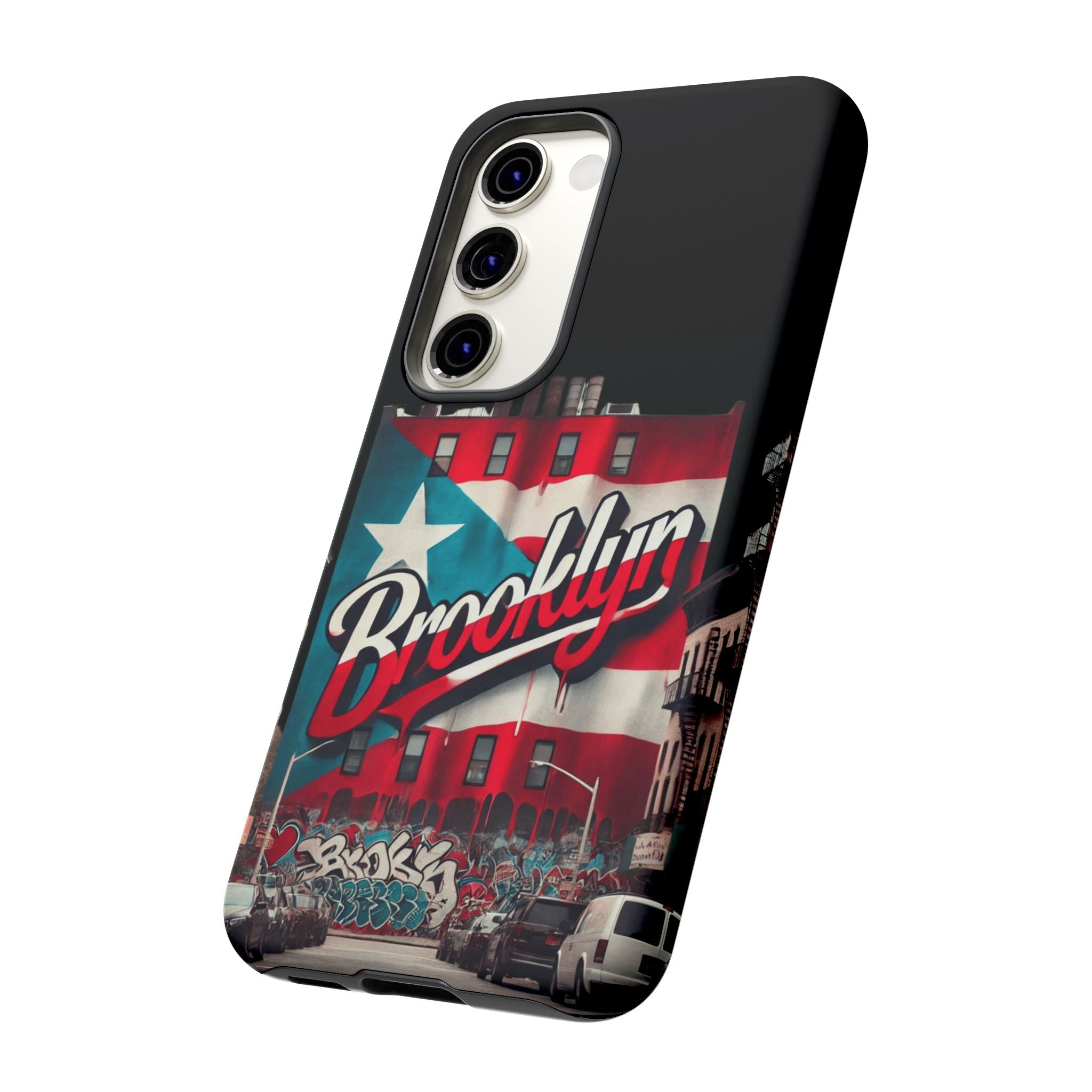 Brooklyn Street Art Phone Case  Urban Graffiti Protective Cover