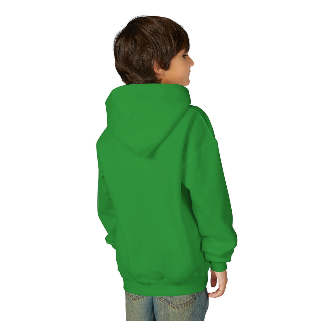 Youth Hoodie  Grinch Christmas Scene with 'Maybe Christmas' Quote
