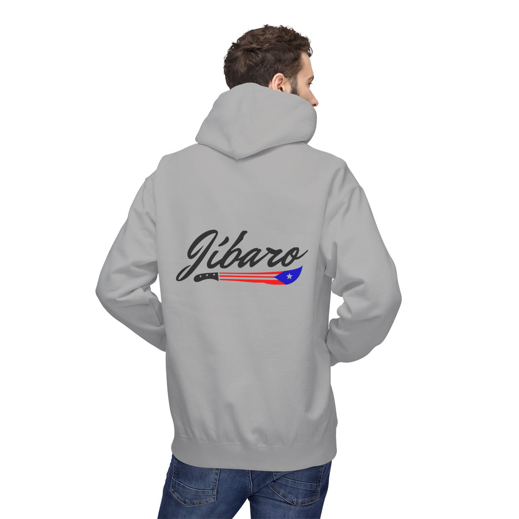 Gíbaro Hoodie  Puerto Rican Pride Pullover with Flag Machete Design