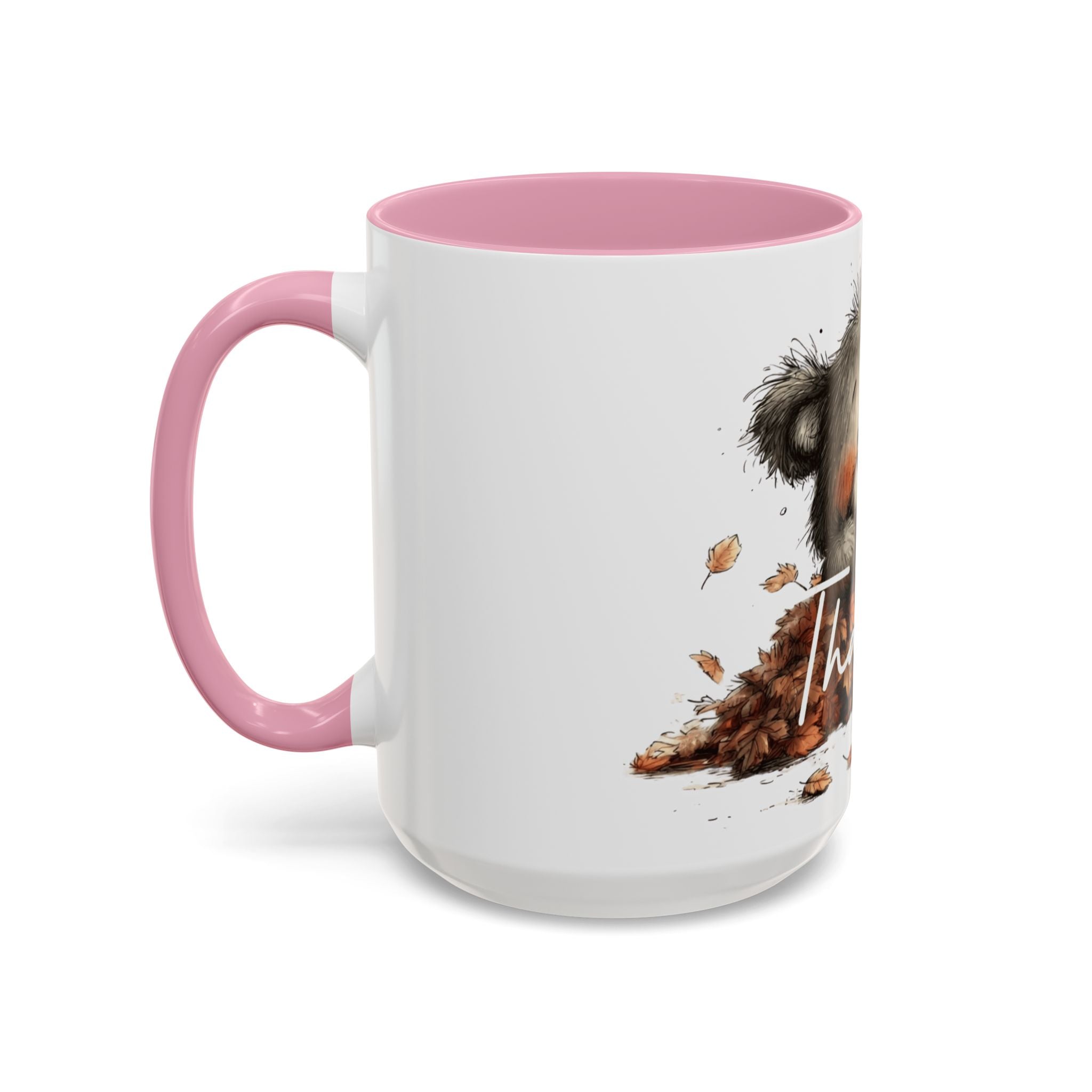 Thankful Bear Autumn Mug — Cute Fall Coffee Cup (11oz, 15oz)
