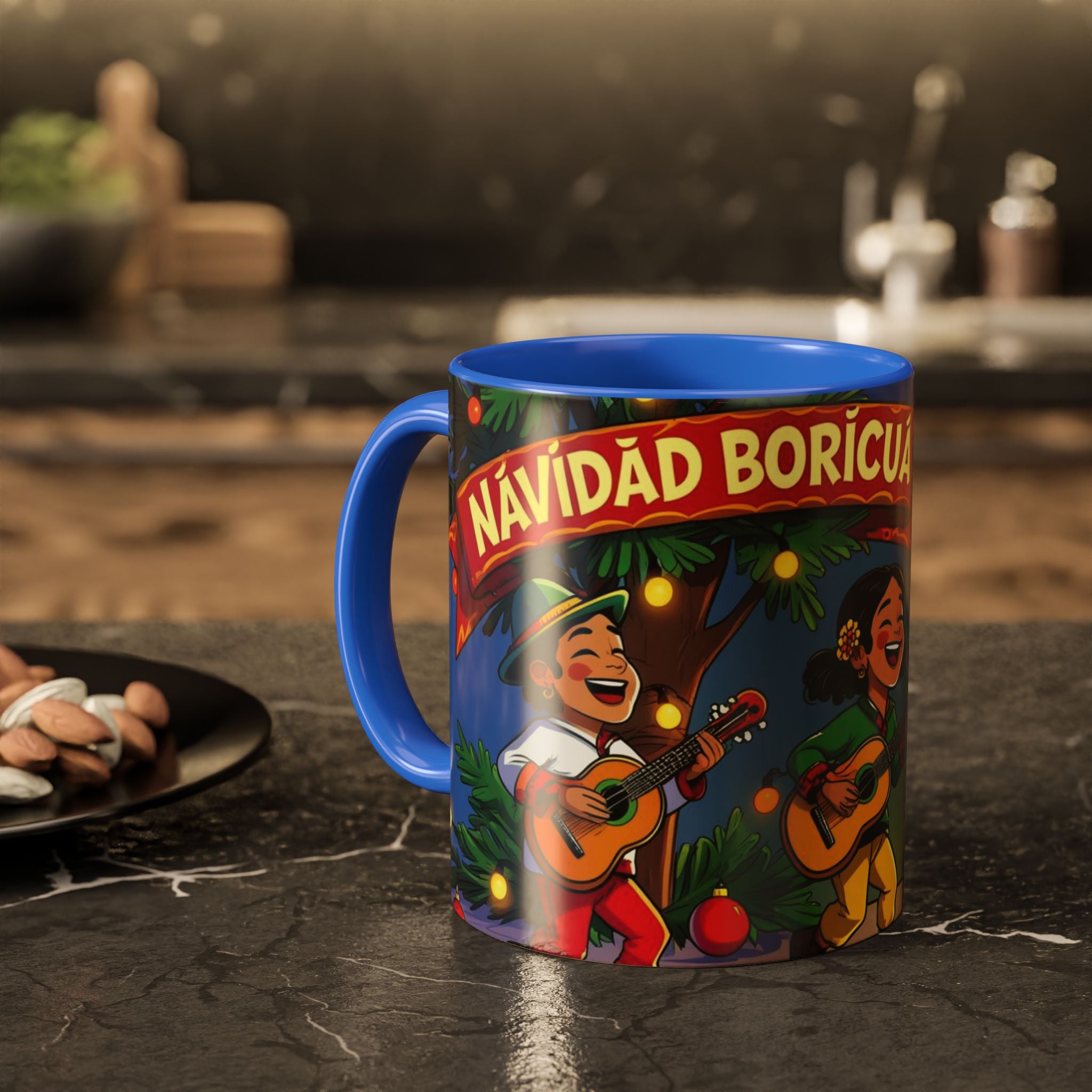 Navidad Boricua Mug Vibrant Puerto Rican Celebration Mug