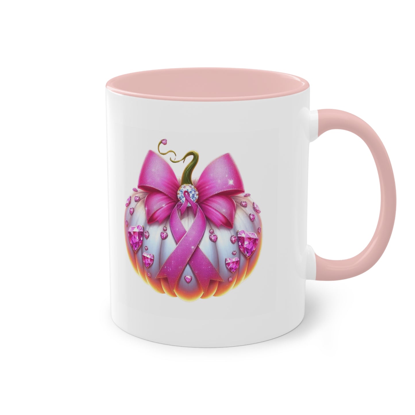 Vibrant Two-Tone Coffee Mug with Floral Design - Perfect Gift for Nature Lovers