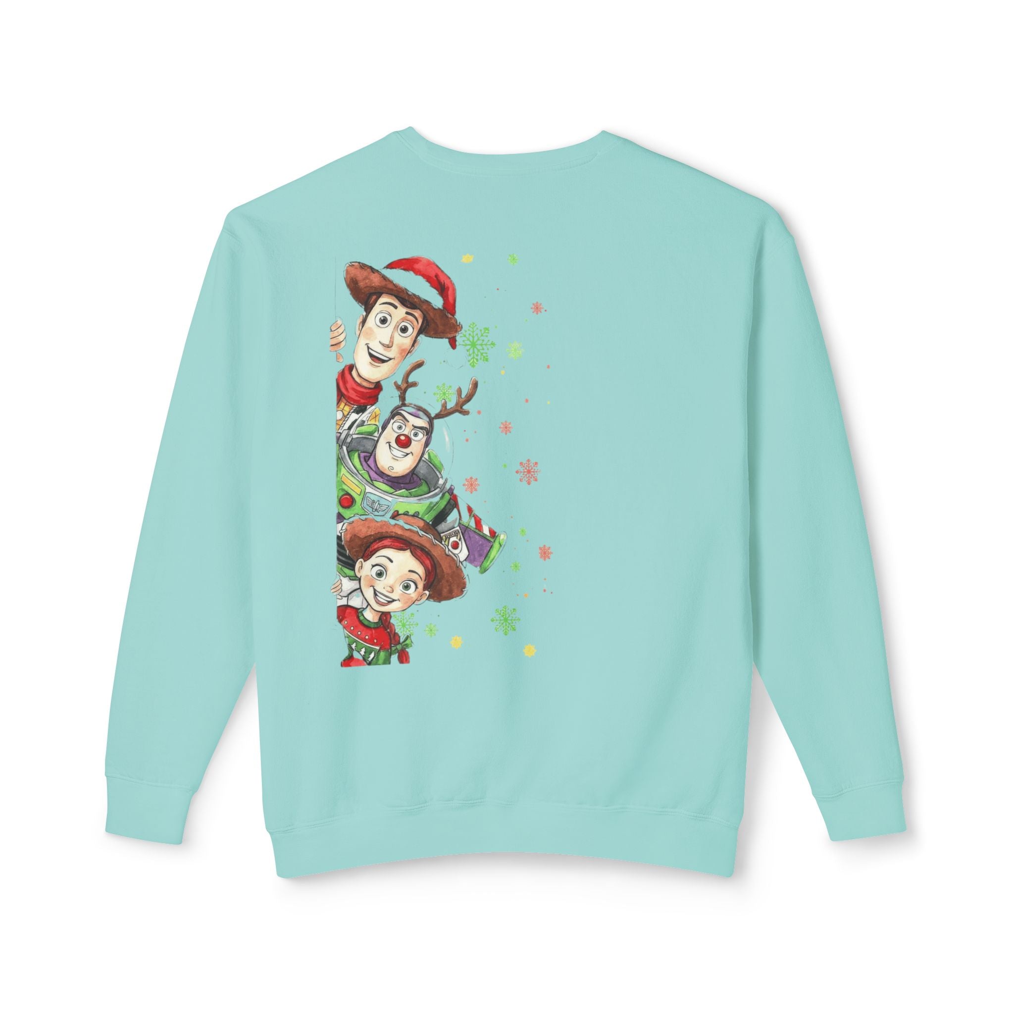 Christmas Toy Cowboy Crewneck Sweatshirt  Festive Woody & Friends Holiday Sweatshirt Cartoon Christmas T-shirts and Sweaters