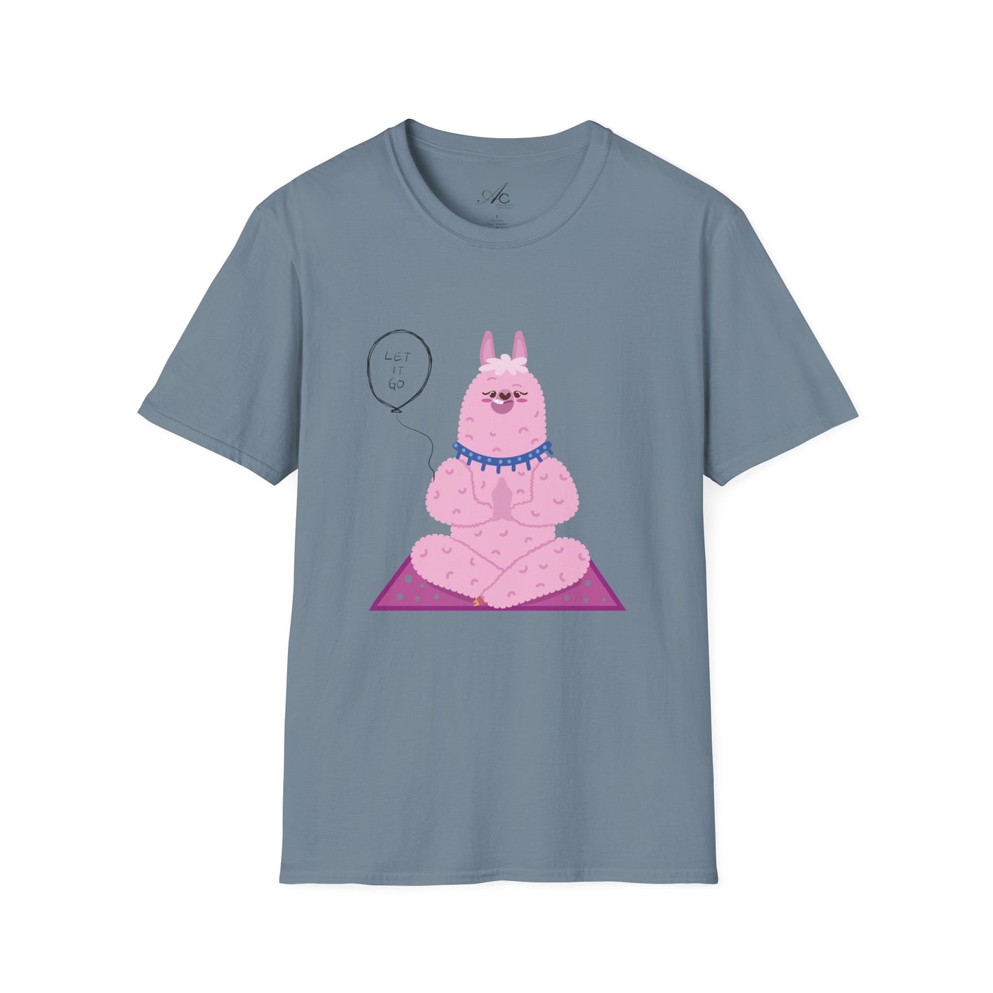 ✨ Let your outfit reflect your inner peace. Meditating Bunny T-Shirt, Softstyle Tee for Relaxation, Chill Vibes Apparel, Perfect Gift for Yoga Lovers, Cute Animal Graphic Tee
