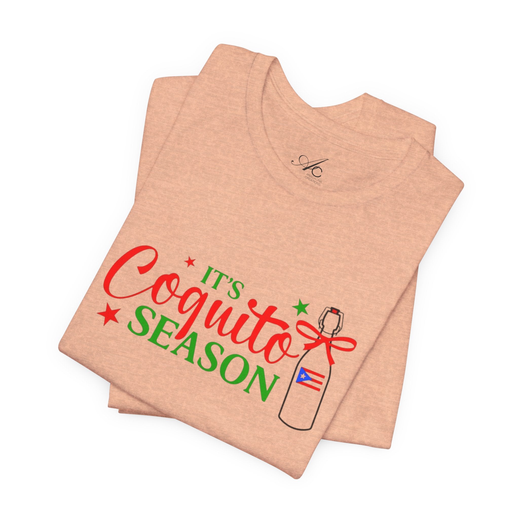 It's Coquito Season T-Shirt - Christmas Puerto Rican Holiday Cocktail Tee