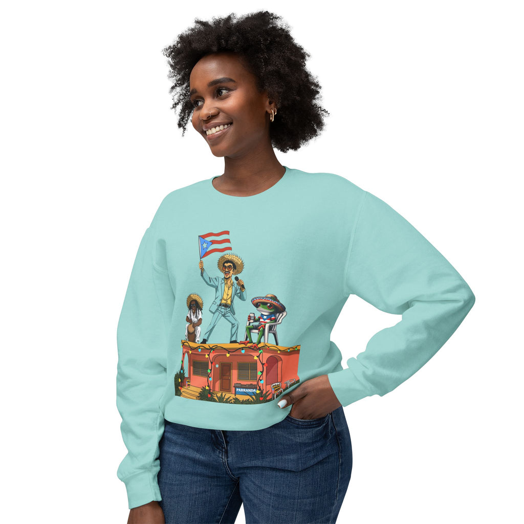 Puerto Rican Benito Parade Sweatshirt  Boricua De Pura Cepa Crewneck Puerto Rico Navidades