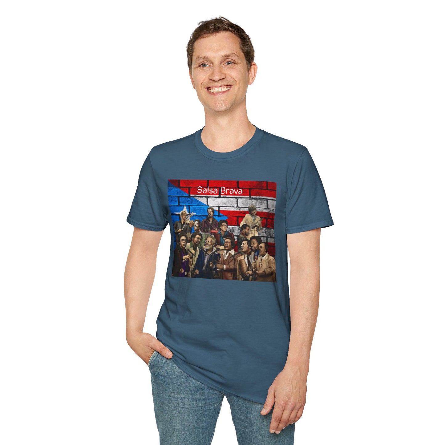 Salsa Brava Unisex T-Shirt, Fun Graphic Tee, Music Lovers Gift, Casual Wear, Party Shirt, Cultural Celebration Fashion