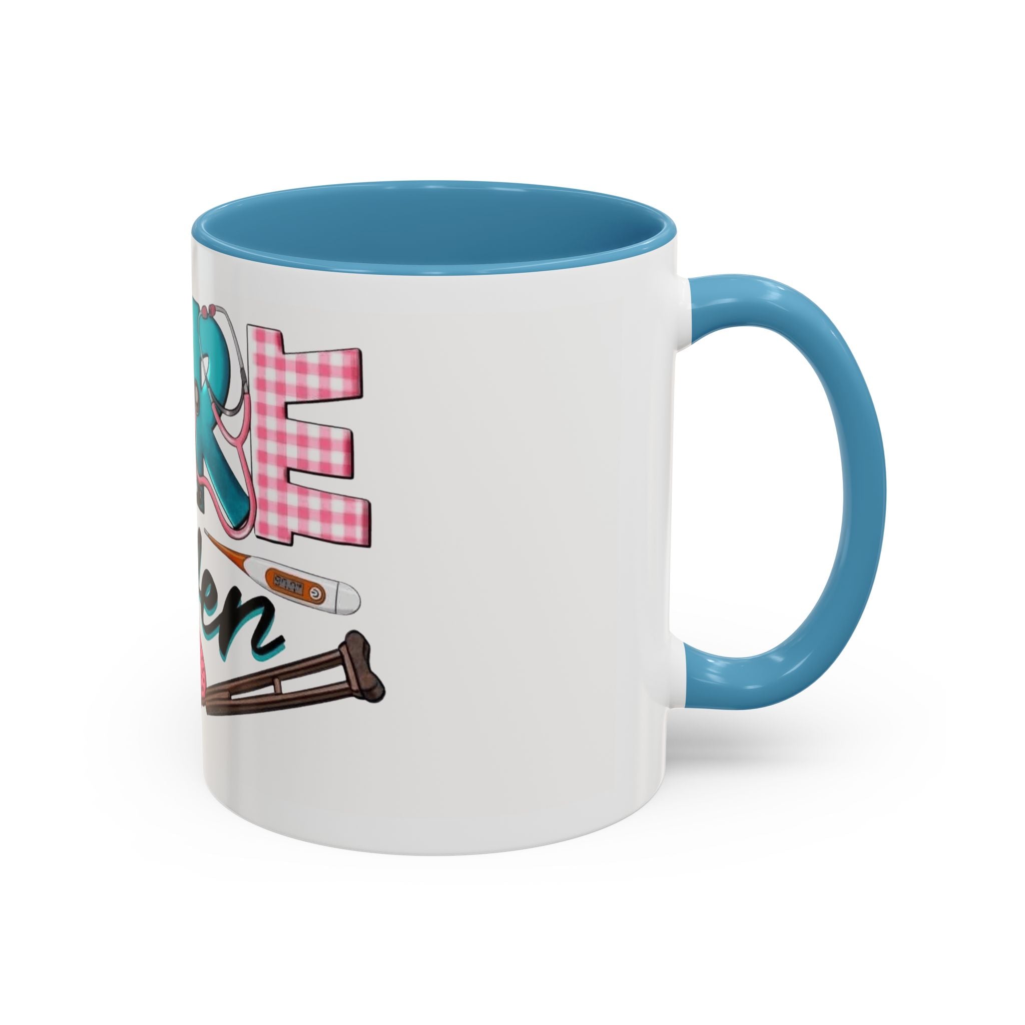 Nurse Given Accent Coffee Mug — Caregiver & Medical Equipment Design Christmas mug for all healthcare heroes