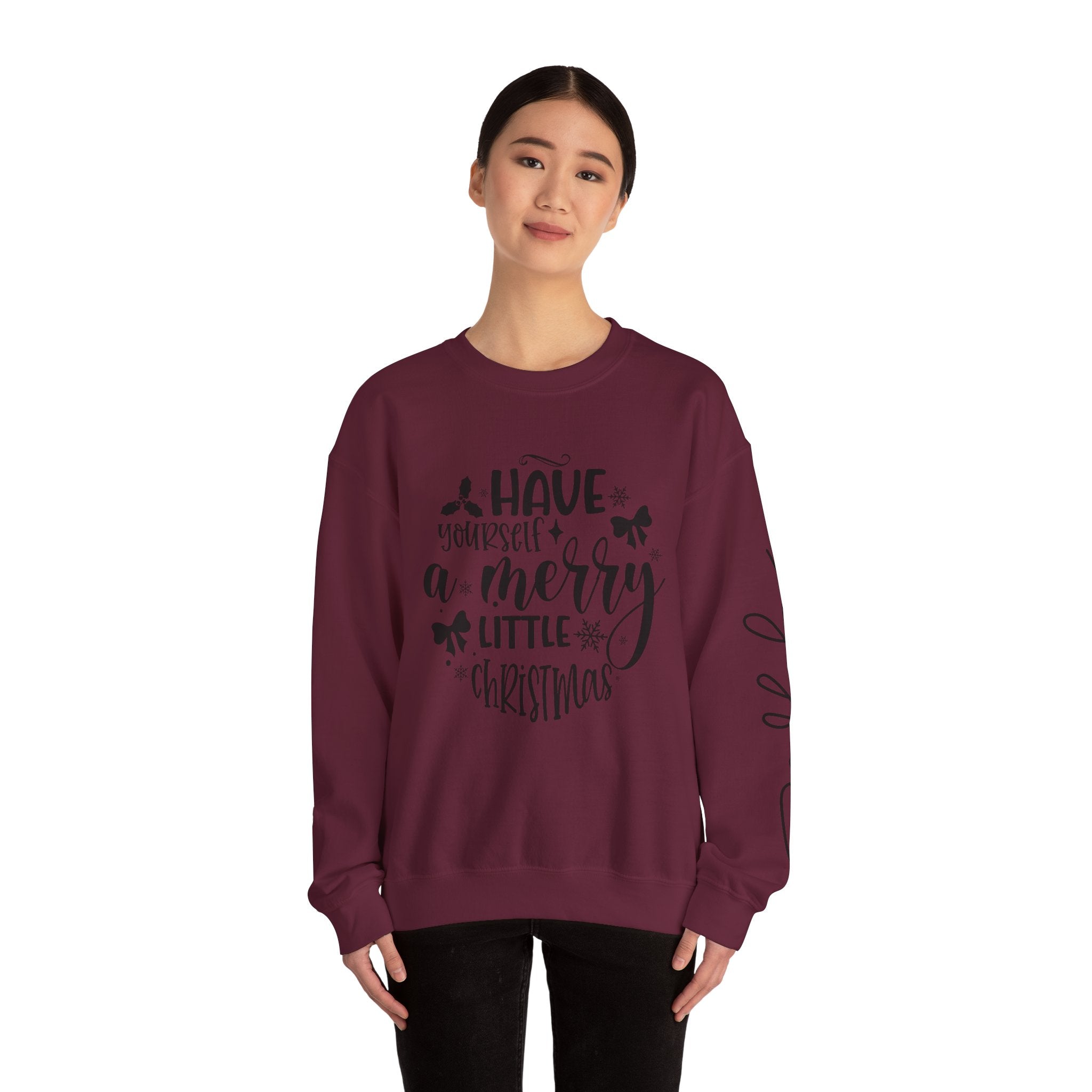 Xmas Shirts & Sweaters | Funny, Cute & Classic Christmas Designs Merry Christmas Crewneck Sweatshirt - Cozy Unisex Holiday Apparel